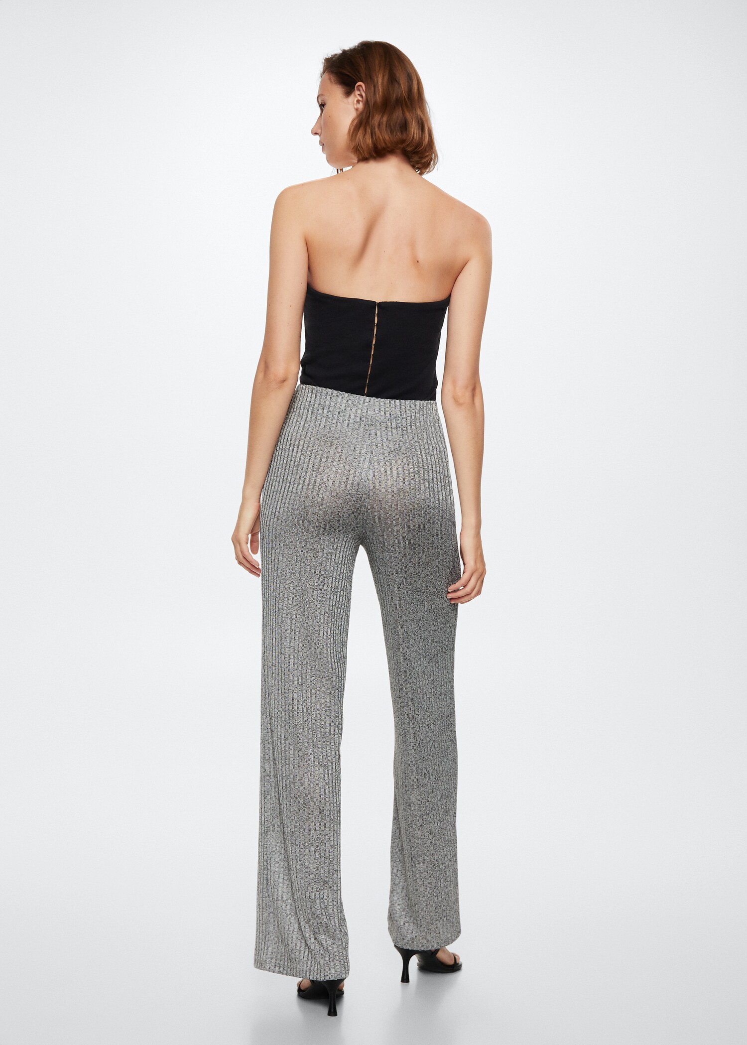 Wool-blend palazzo trousers - Reverse of the article