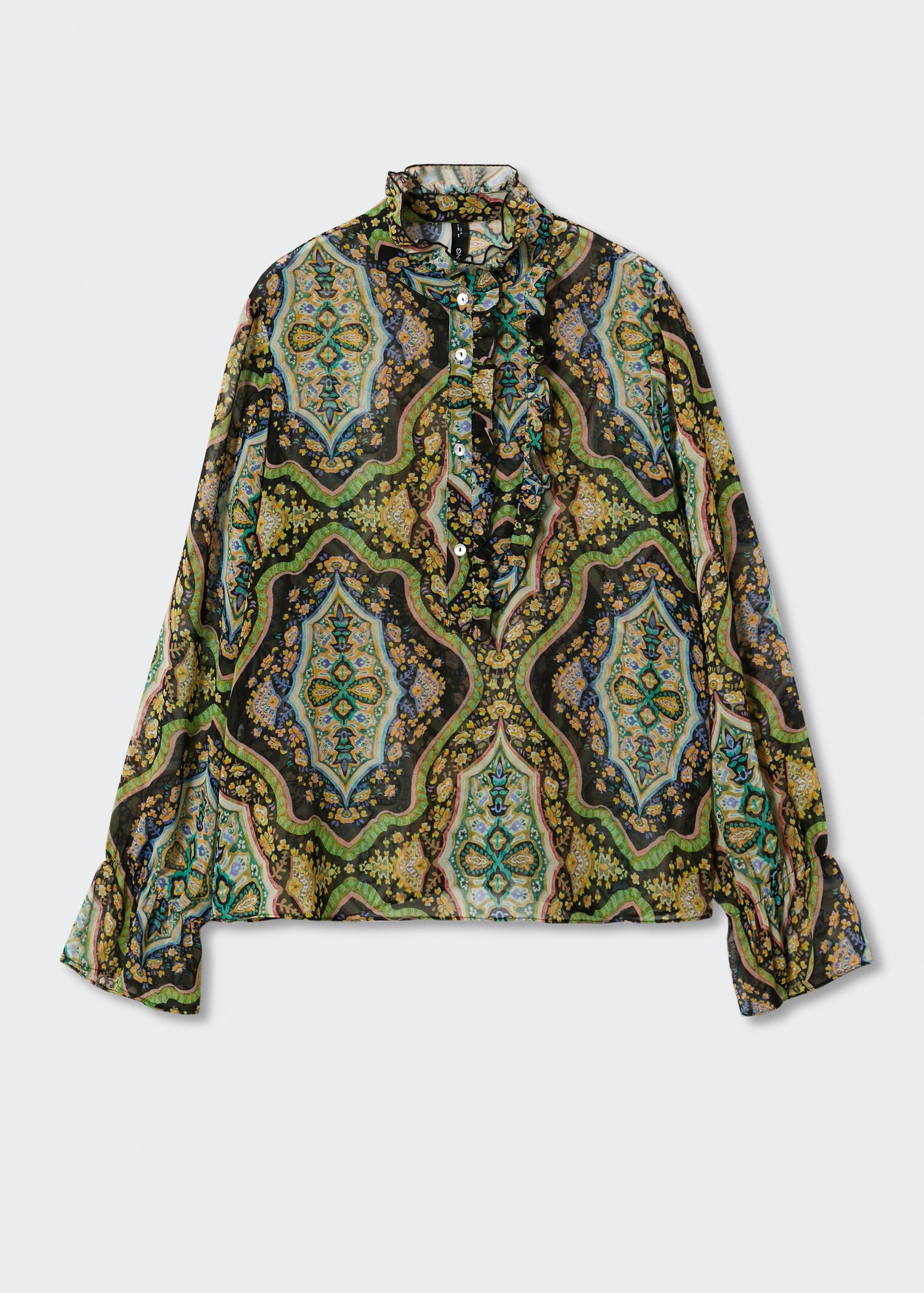 Blusa fluida estampada - Artículo sin modelo