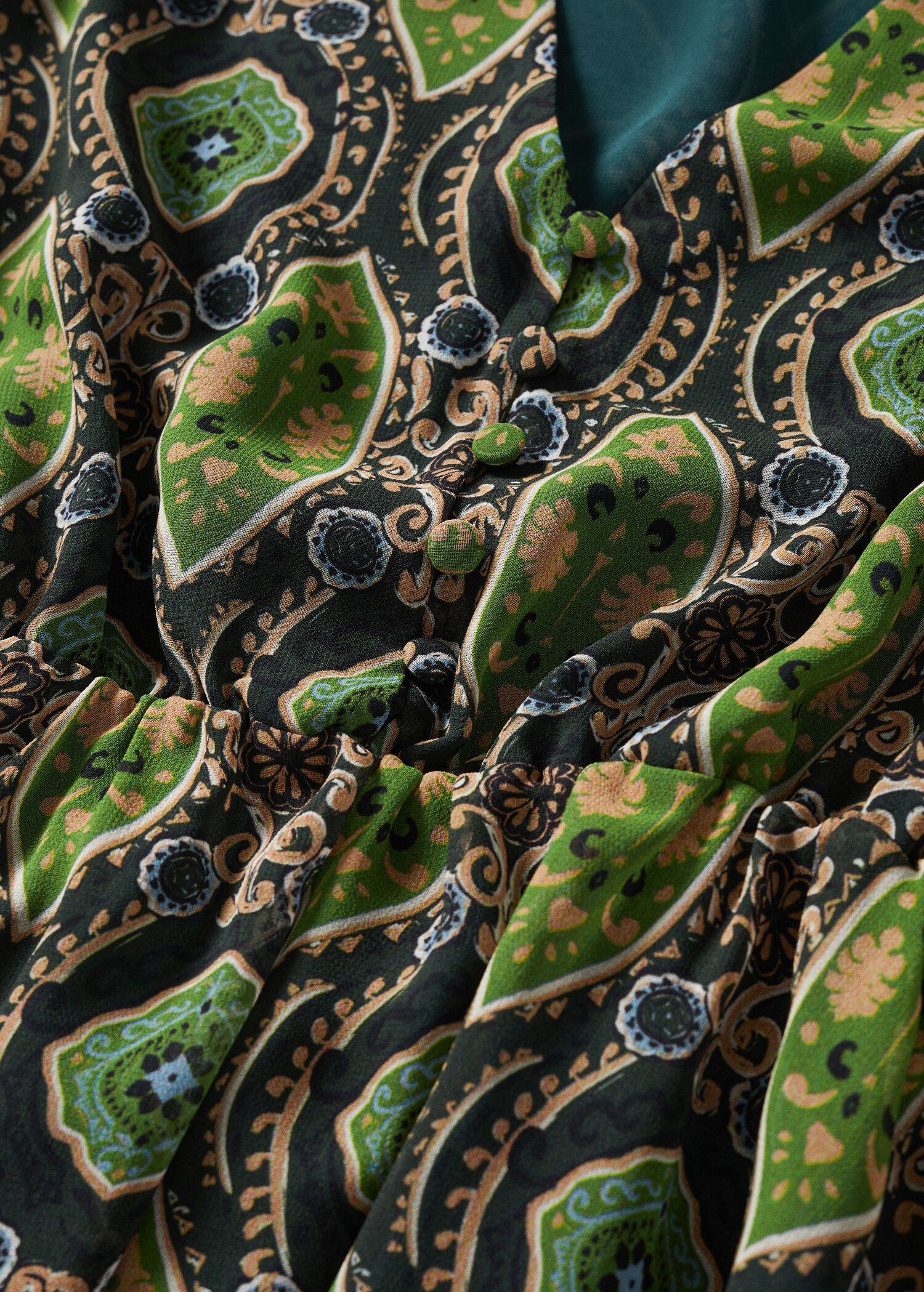 Vestido estampado barroco - Detalle del artículo 8