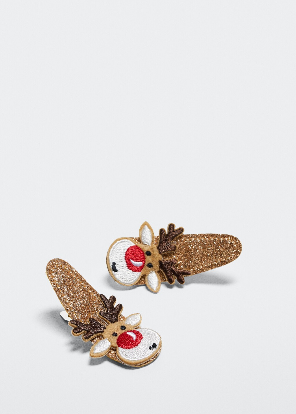 Pack of 2 Christmas pins - Girls | MANGO OUTLET USA