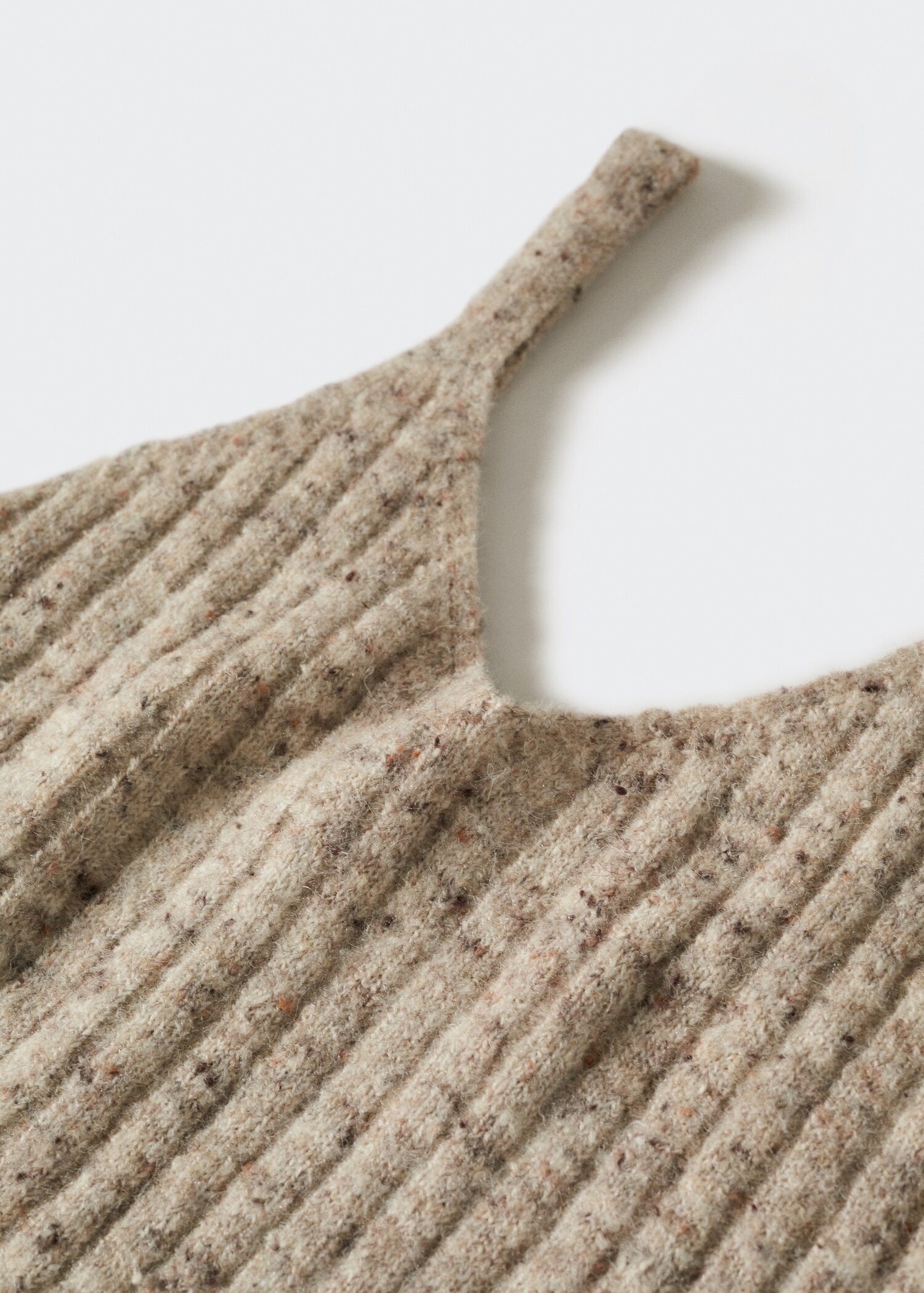 Top din tricot reiat pestriț - Detaliu al articolului 8