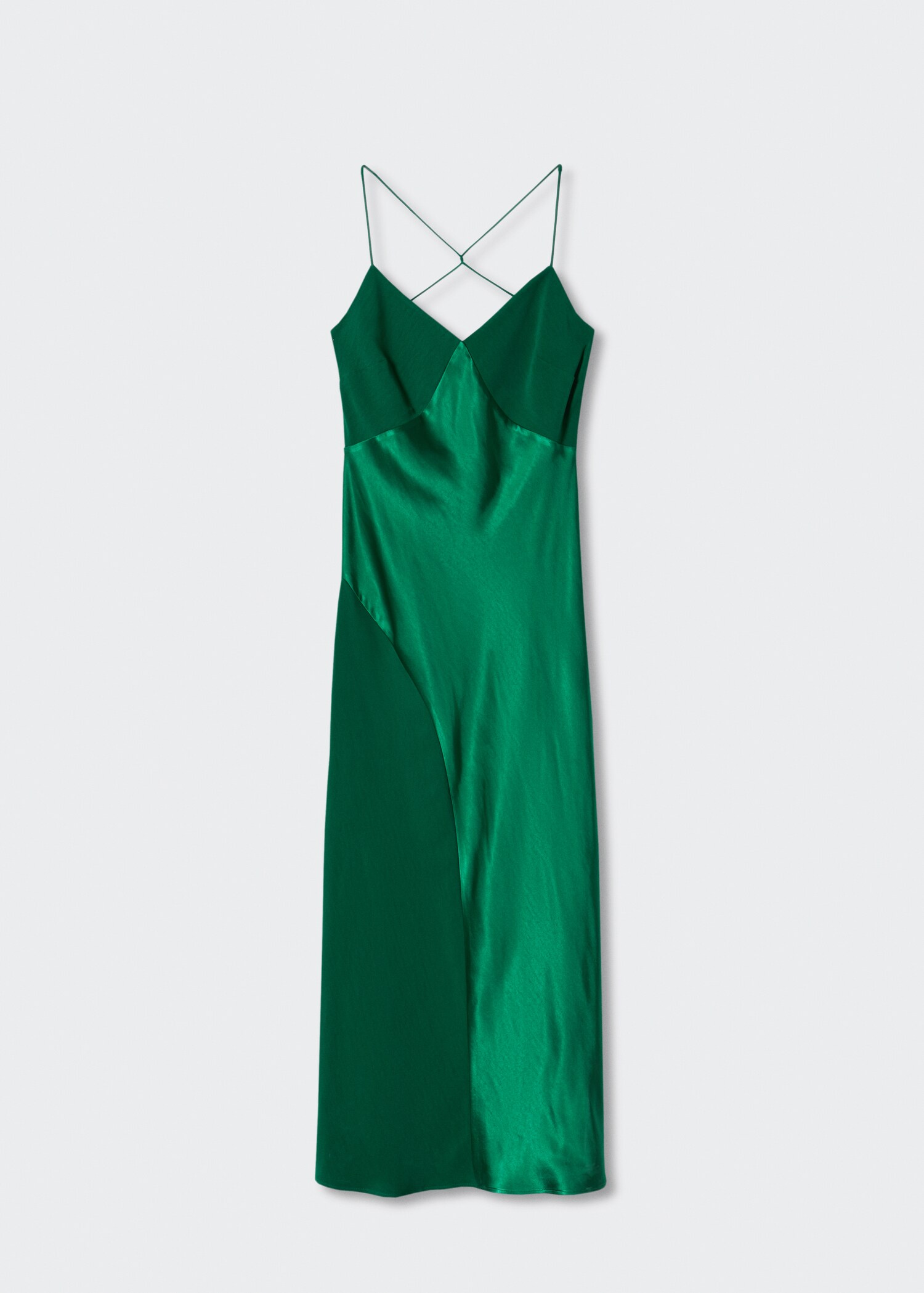 Vestido panel satinado - Artículo sin modelo