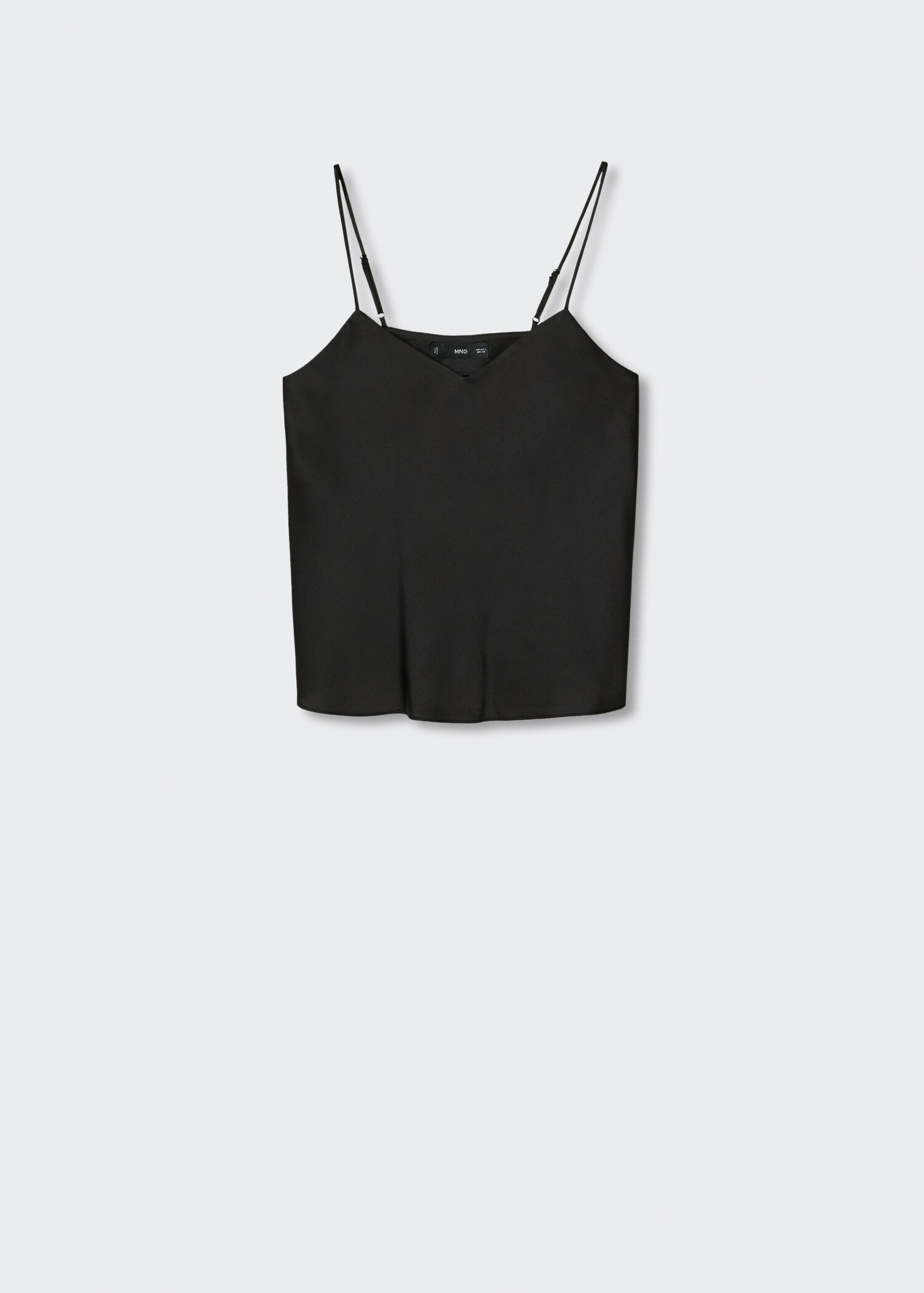 Satin top with straps - Article without model