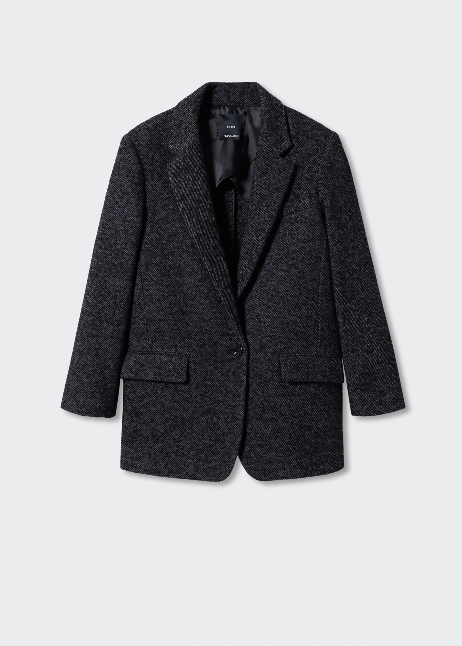 Blazer com estrutura e botão - Artigo sem modelo