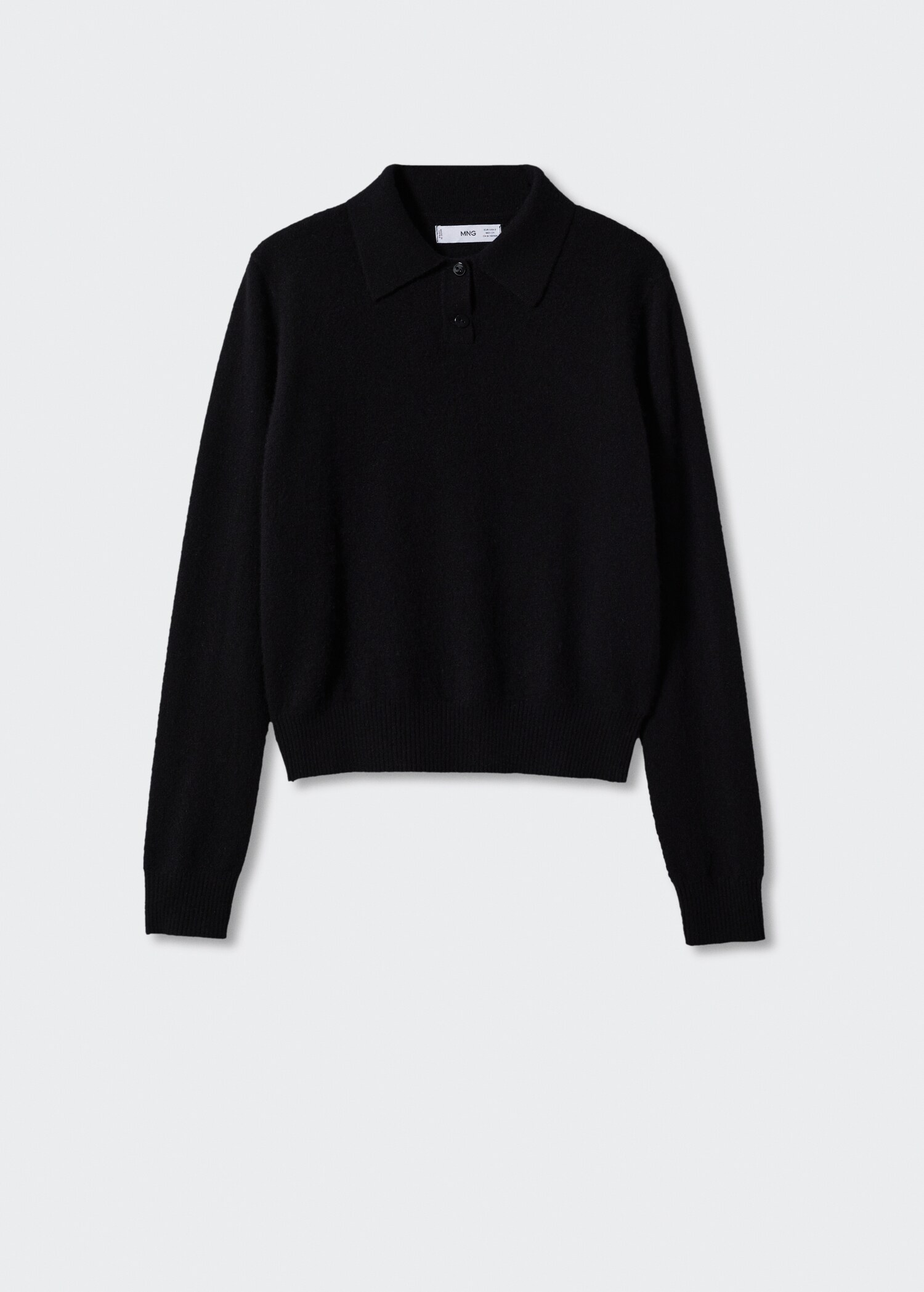 Pullover aus 100 % Kaschmir mit Polo-Kragen - Artikel ohne Model