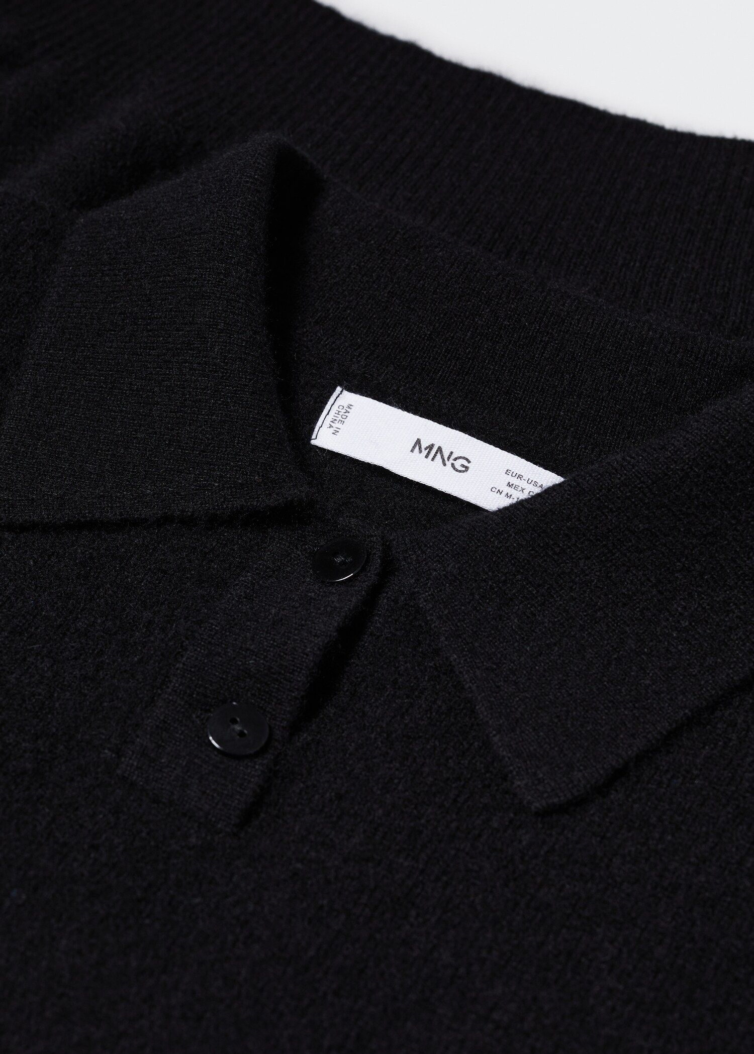 Pullover aus 100 % Kaschmir mit Polo-Kragen - Detail des Artikels 8