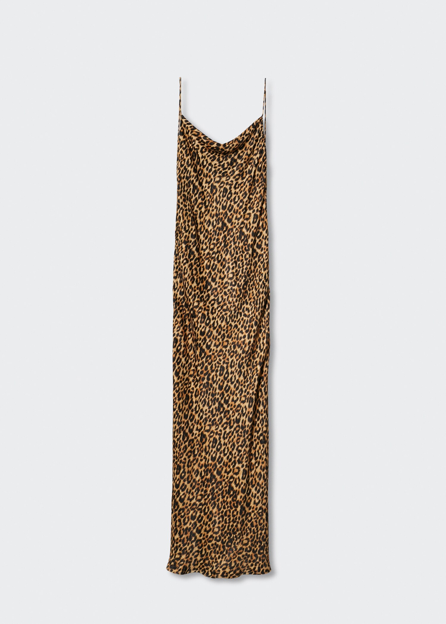 Løs kjole med animal print - Artikkel uten modell