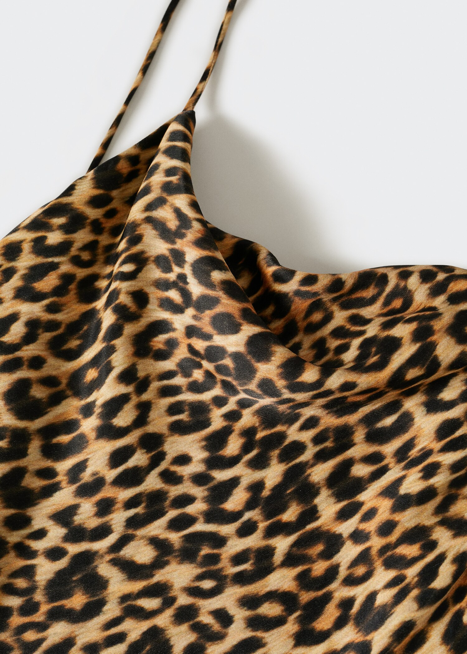 Flowy animal print dress - Details of the article 8