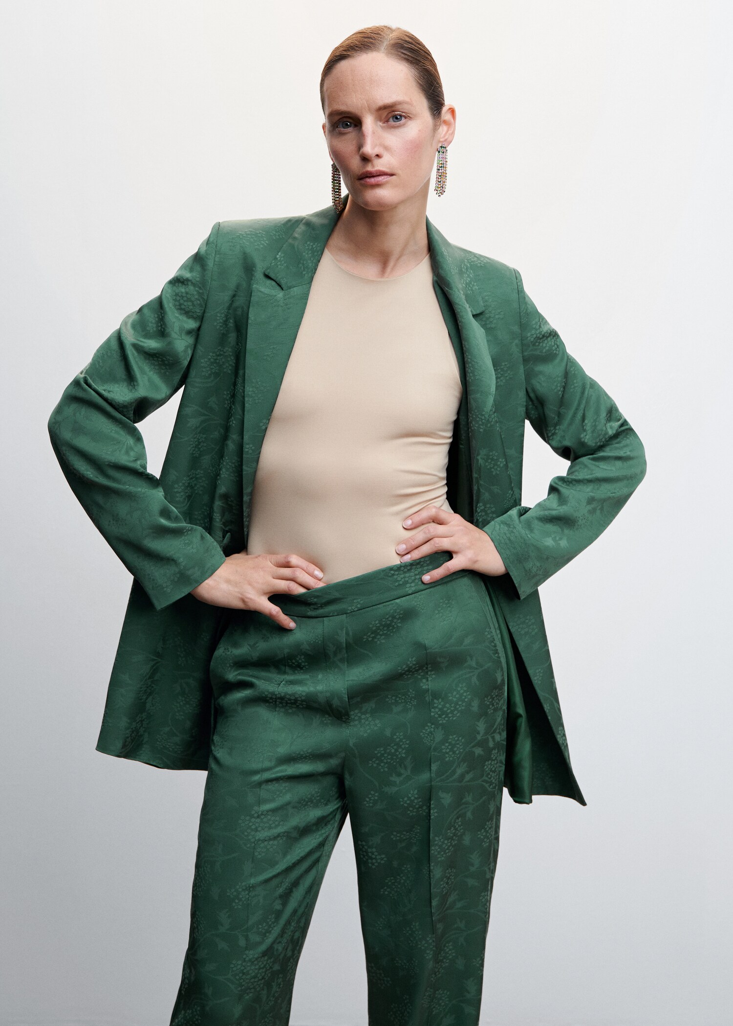 Pantalon de costume jacquard - Détail de l'article 1