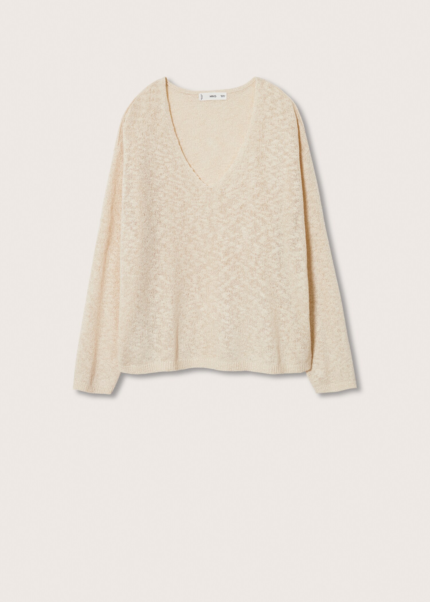 Jersey punto cuello pico - Artículo sin modelo