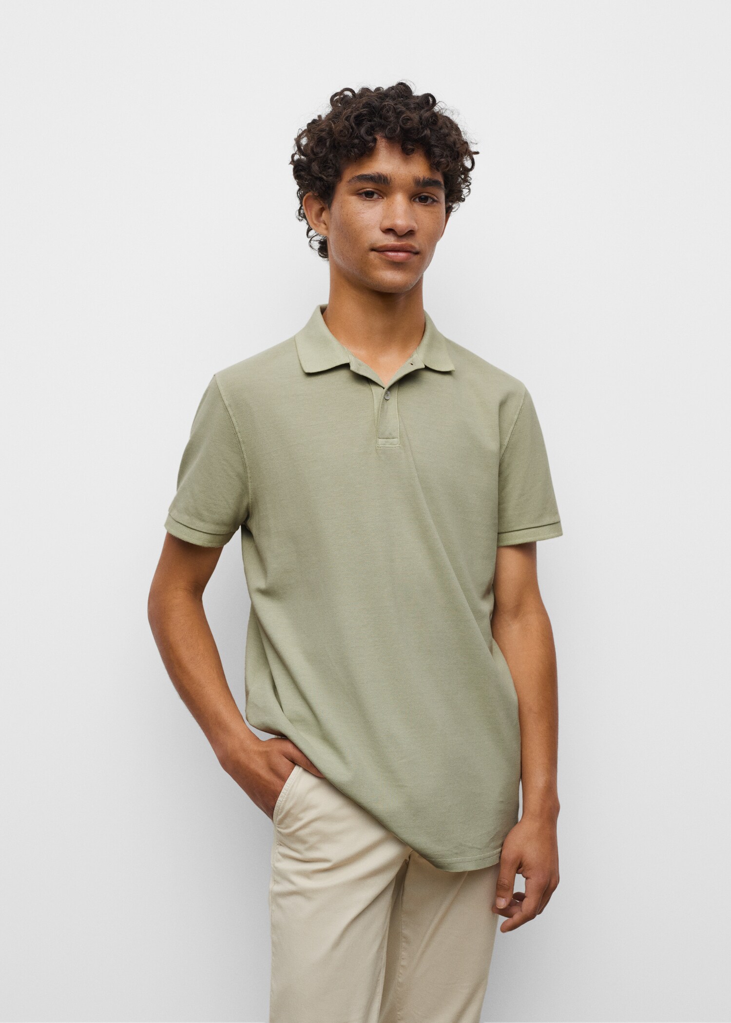 Poloshirt aus 100 % Baumwolle - Mittlere Ansicht