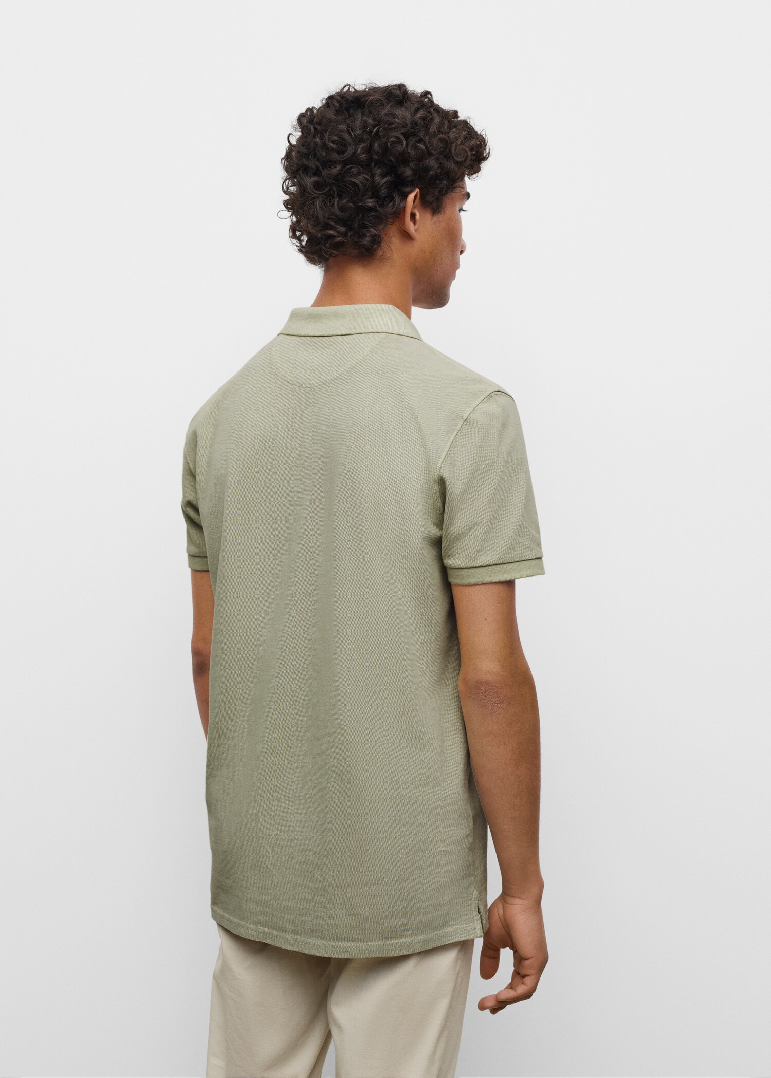 Poloshirt aus 100 % Baumwolle - Rückseite des Artikels