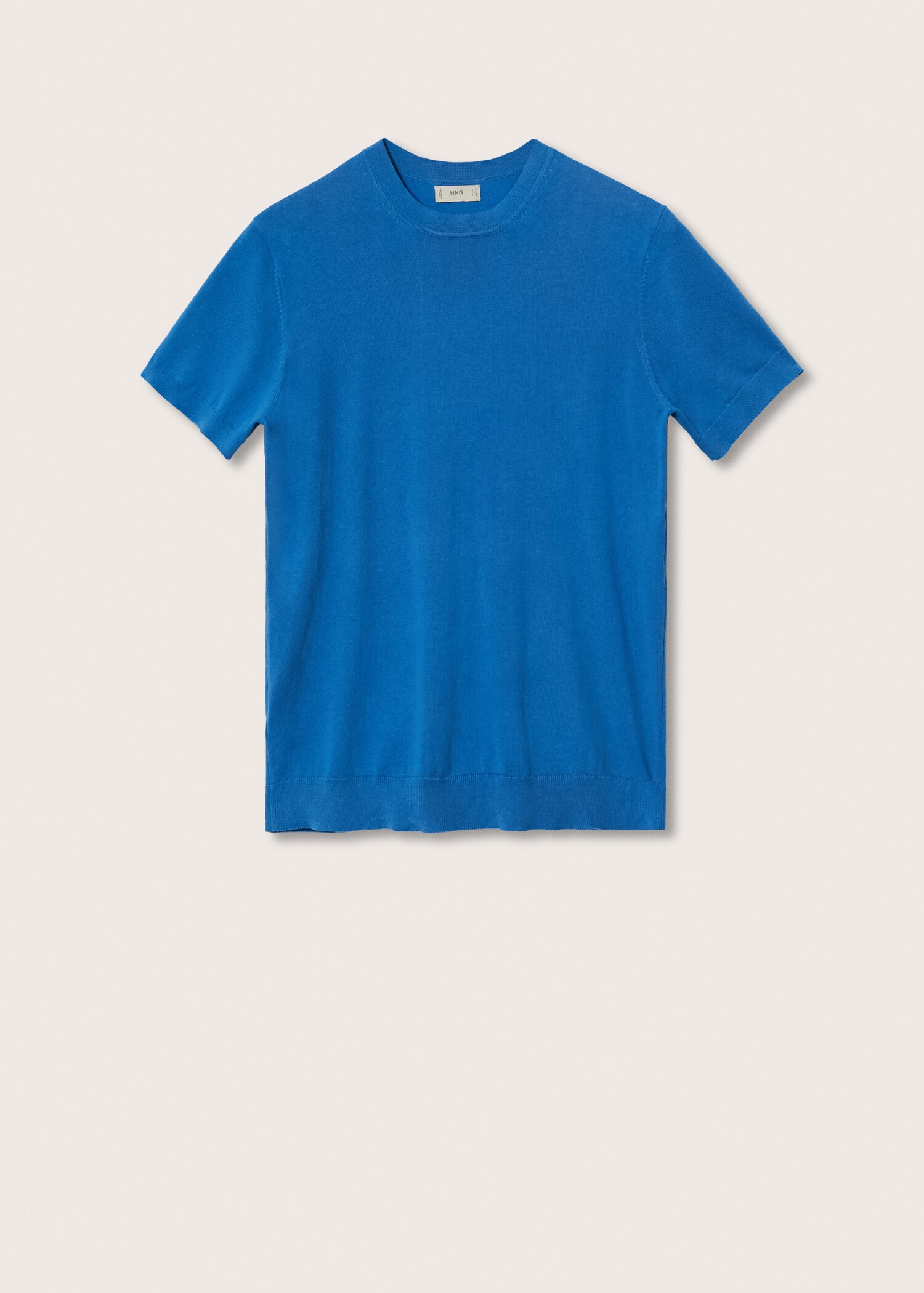 Knit cotton T-shirt - Article without model