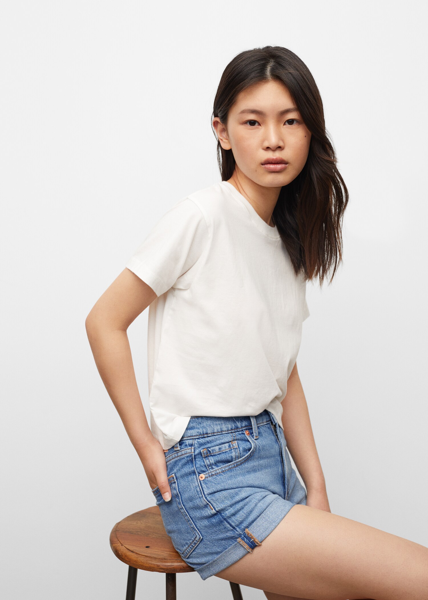 Denim shorts - Medium plane