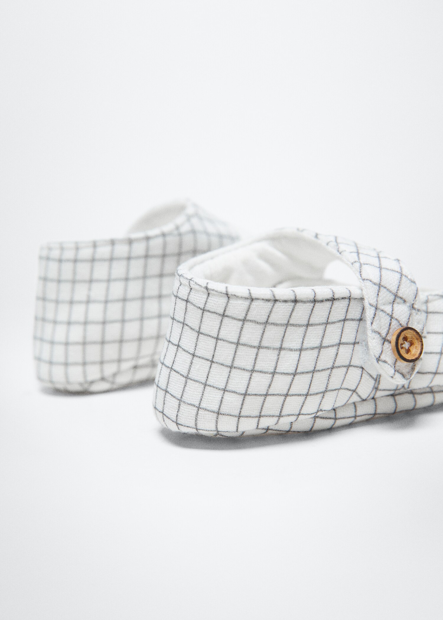 Checked cotton shoe - Details of the article 2