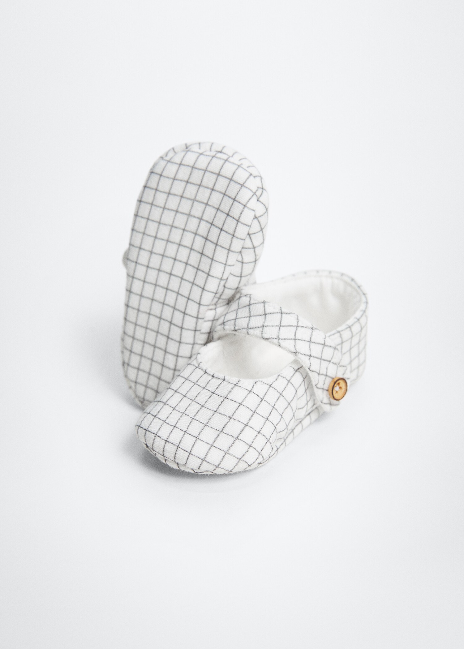 Checked cotton shoe - Details of the article 4