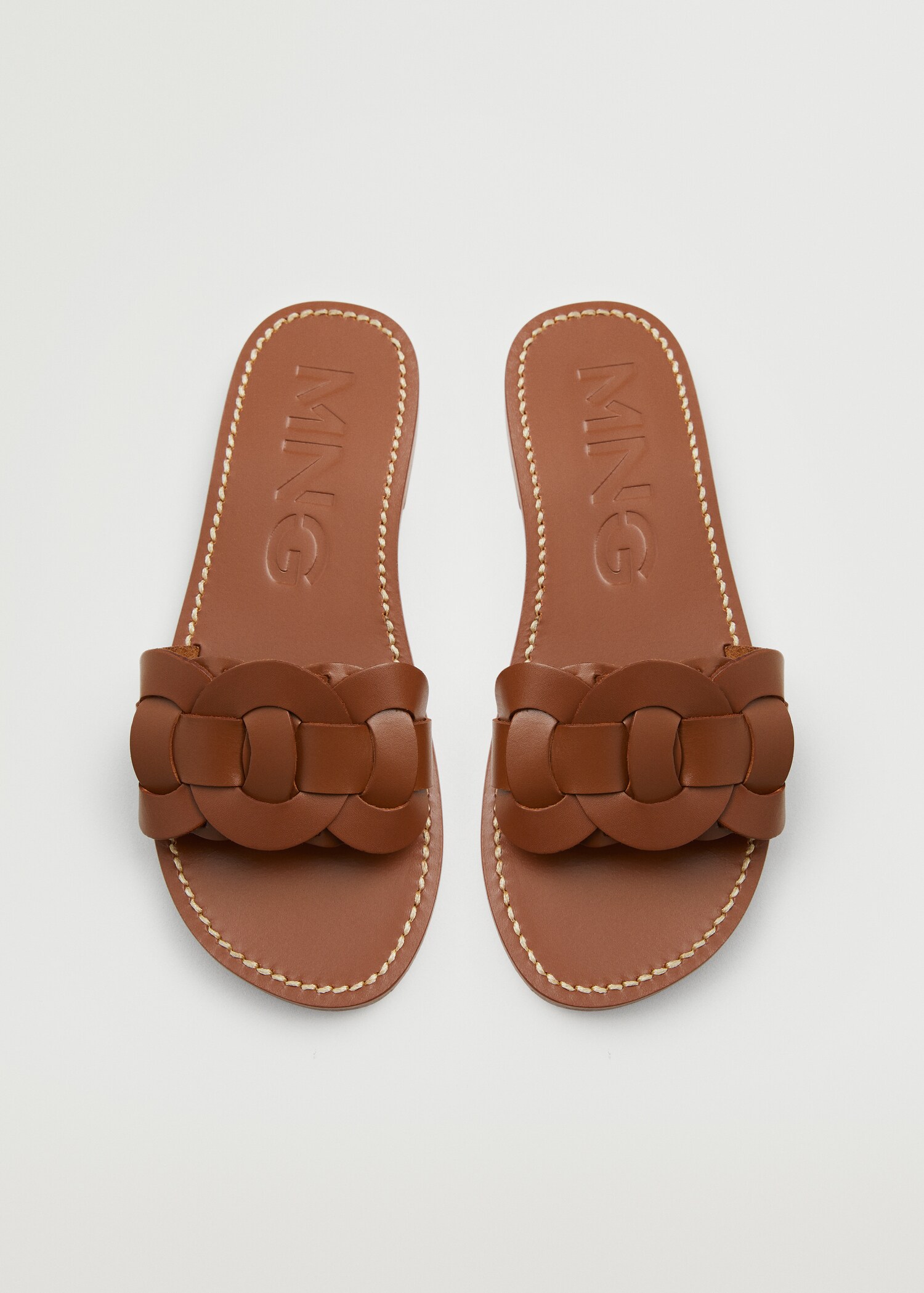 Leather braided sandals - Details of the article 3