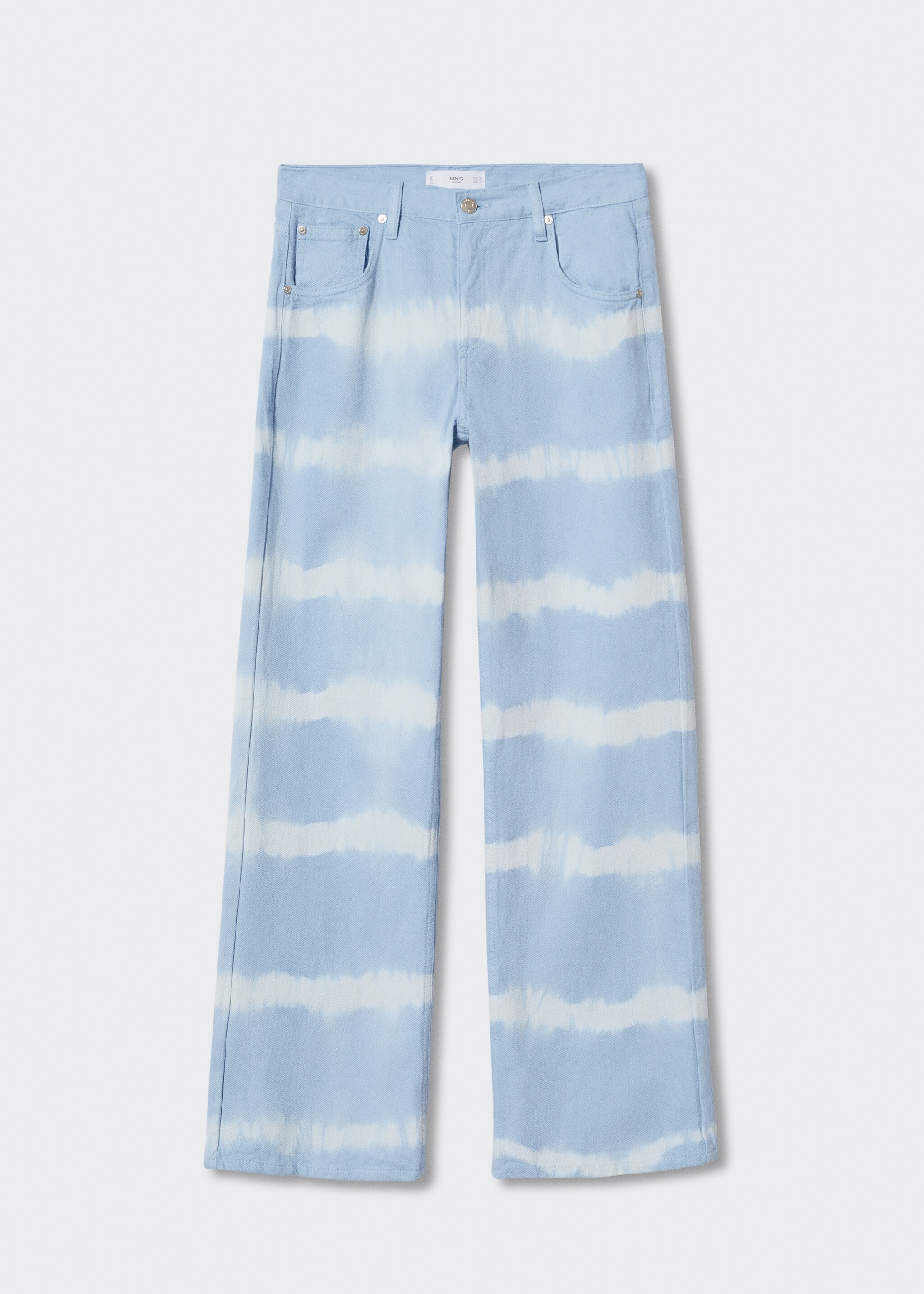 Jeans wideleg tie-dye - Artículo sin modelo