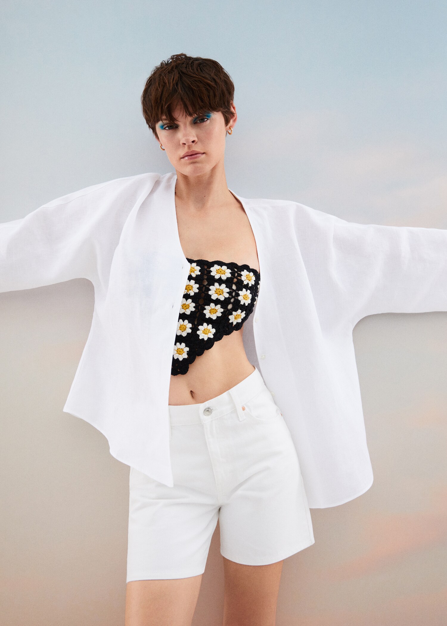 Blouse 100 % lin - Détail de l'article 6