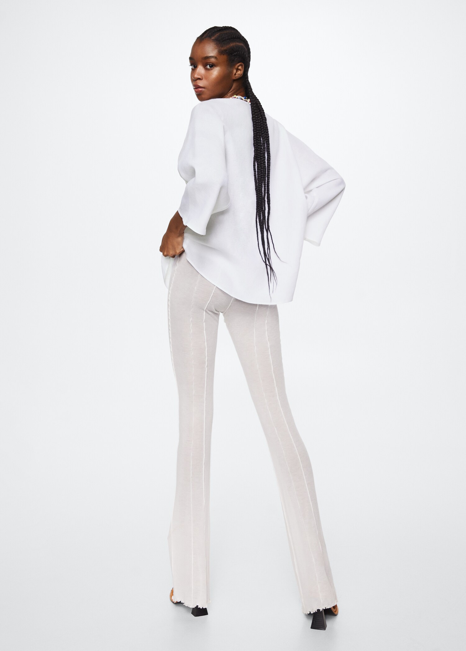 Blouse 100 % lin - Verso de l’article