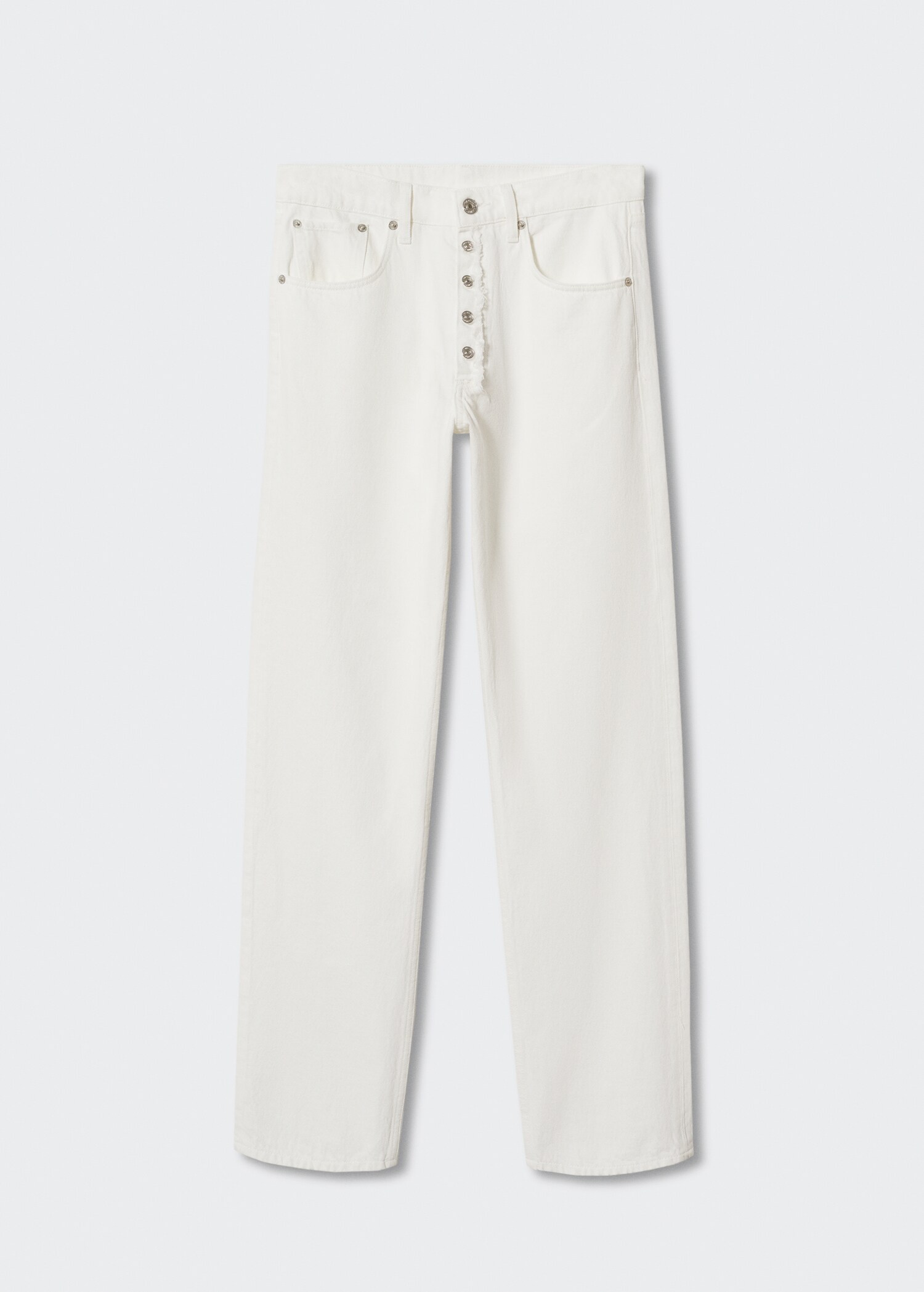 Straight-fit cropped jeans - Article without model
