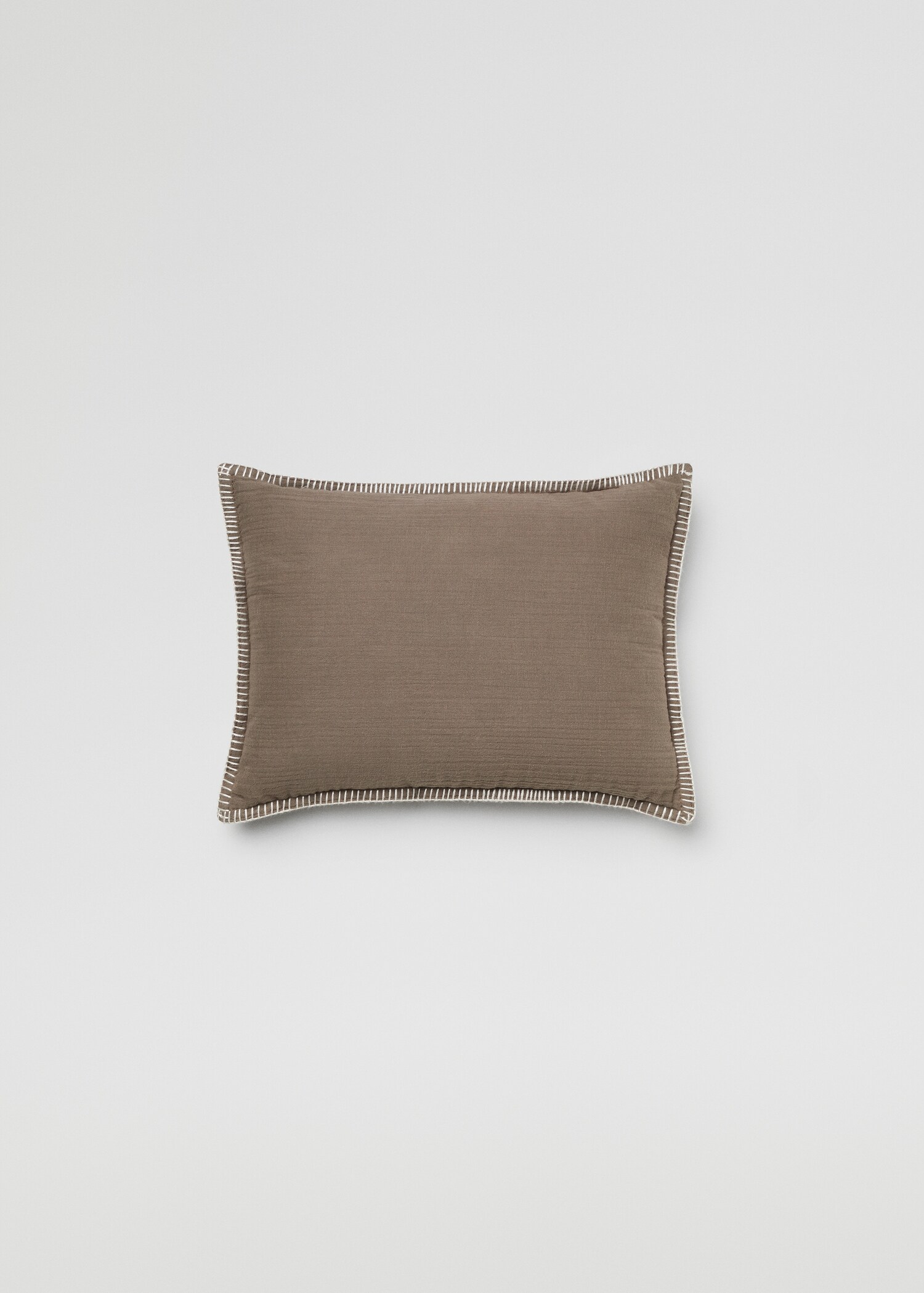 Kissen mit Kontrastnähten 30 x 40 cm - Artikel ohne Model