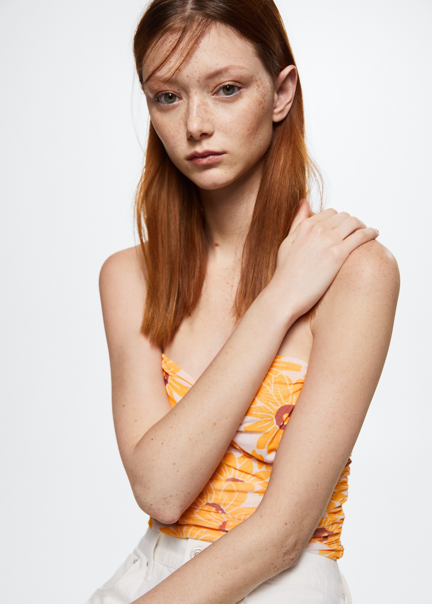 Floral crop top - Details of the article 2