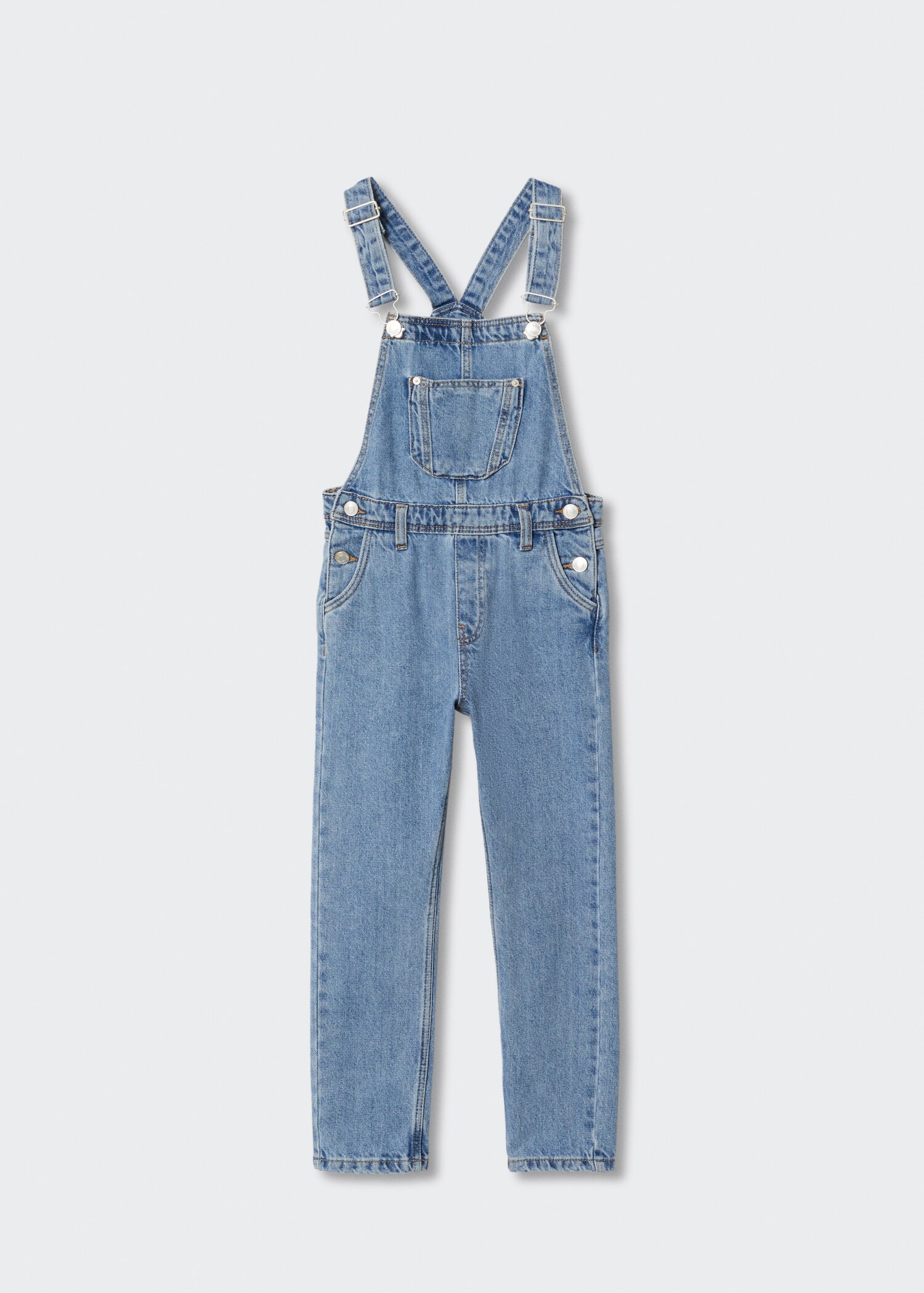 Long denim dungarees - Article without model