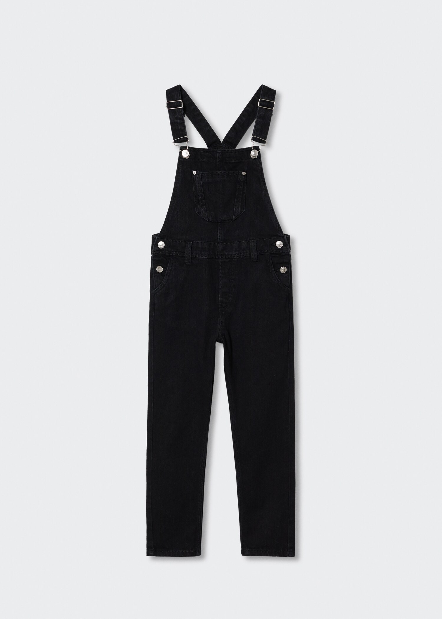 Long denim dungarees - Article without model