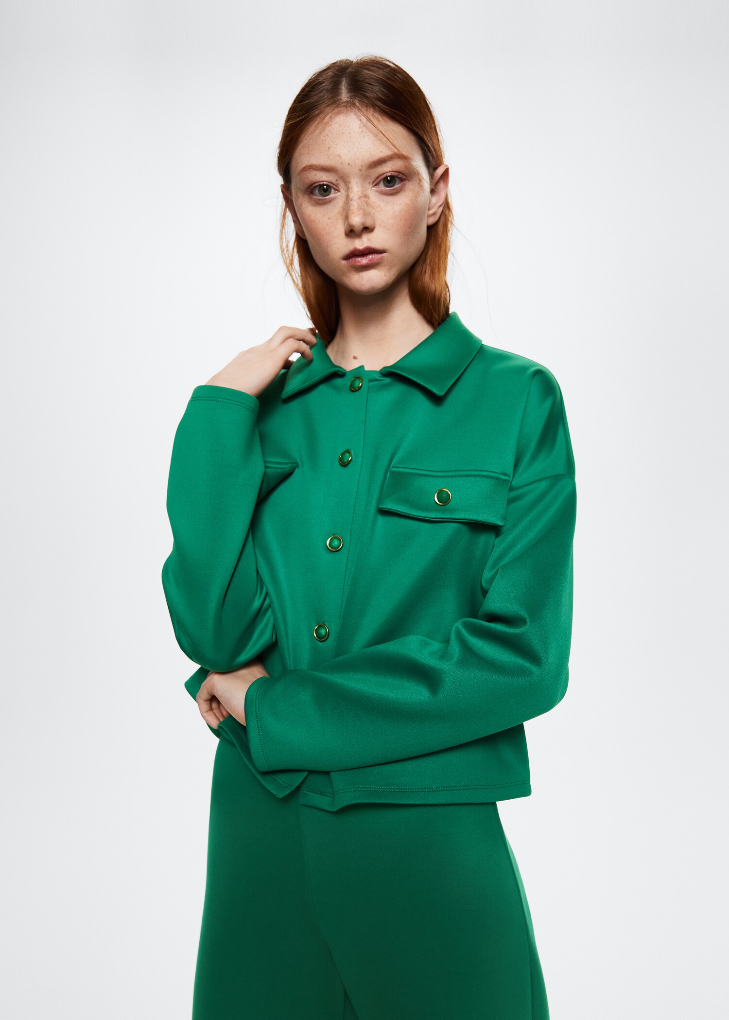 Pocketed jacket - Medium plane