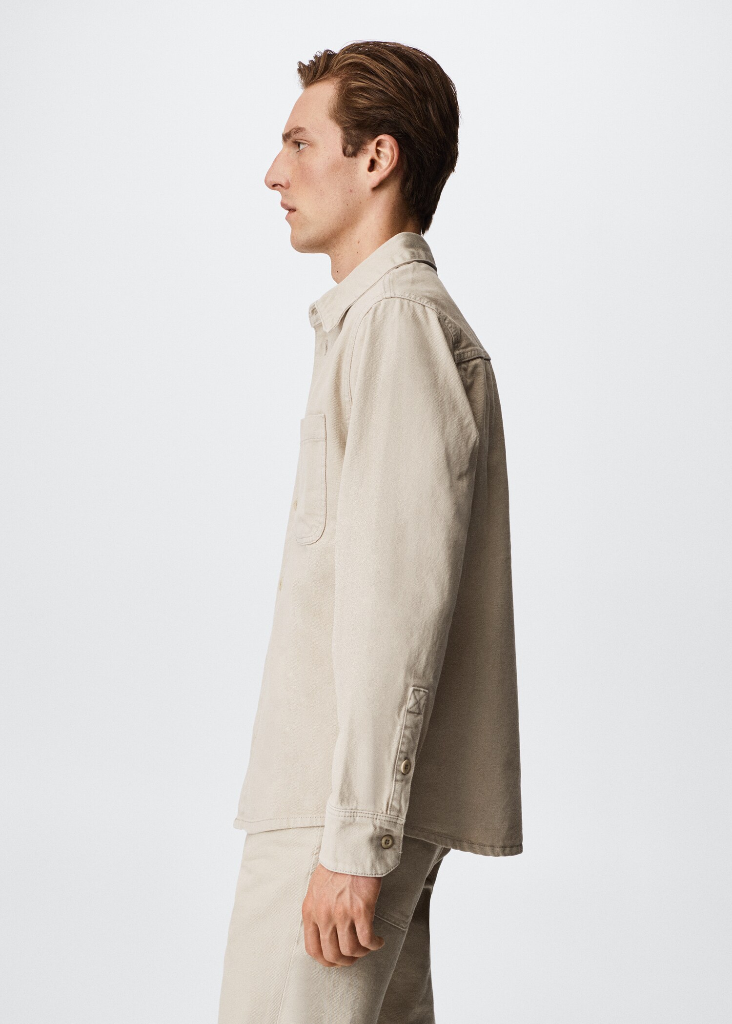 Pocket denim shirt - Details of the article 2