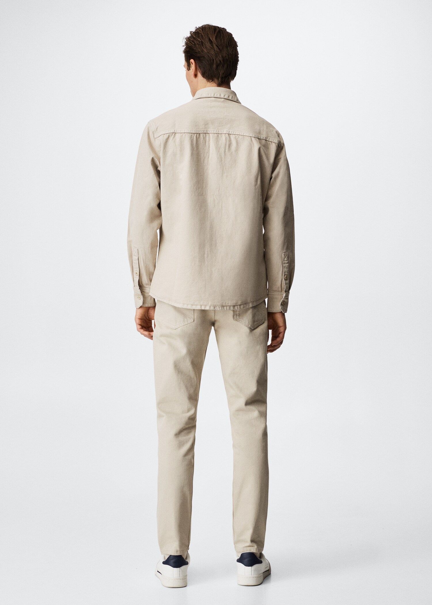 Pocket denim shirt - Reverse of the article