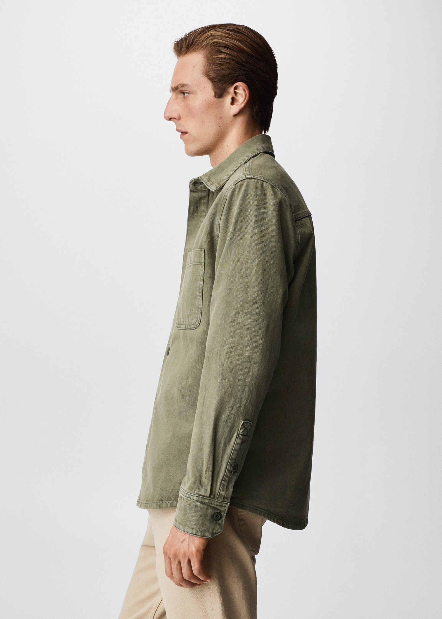 Pocket denim shirt - Details of the article 2