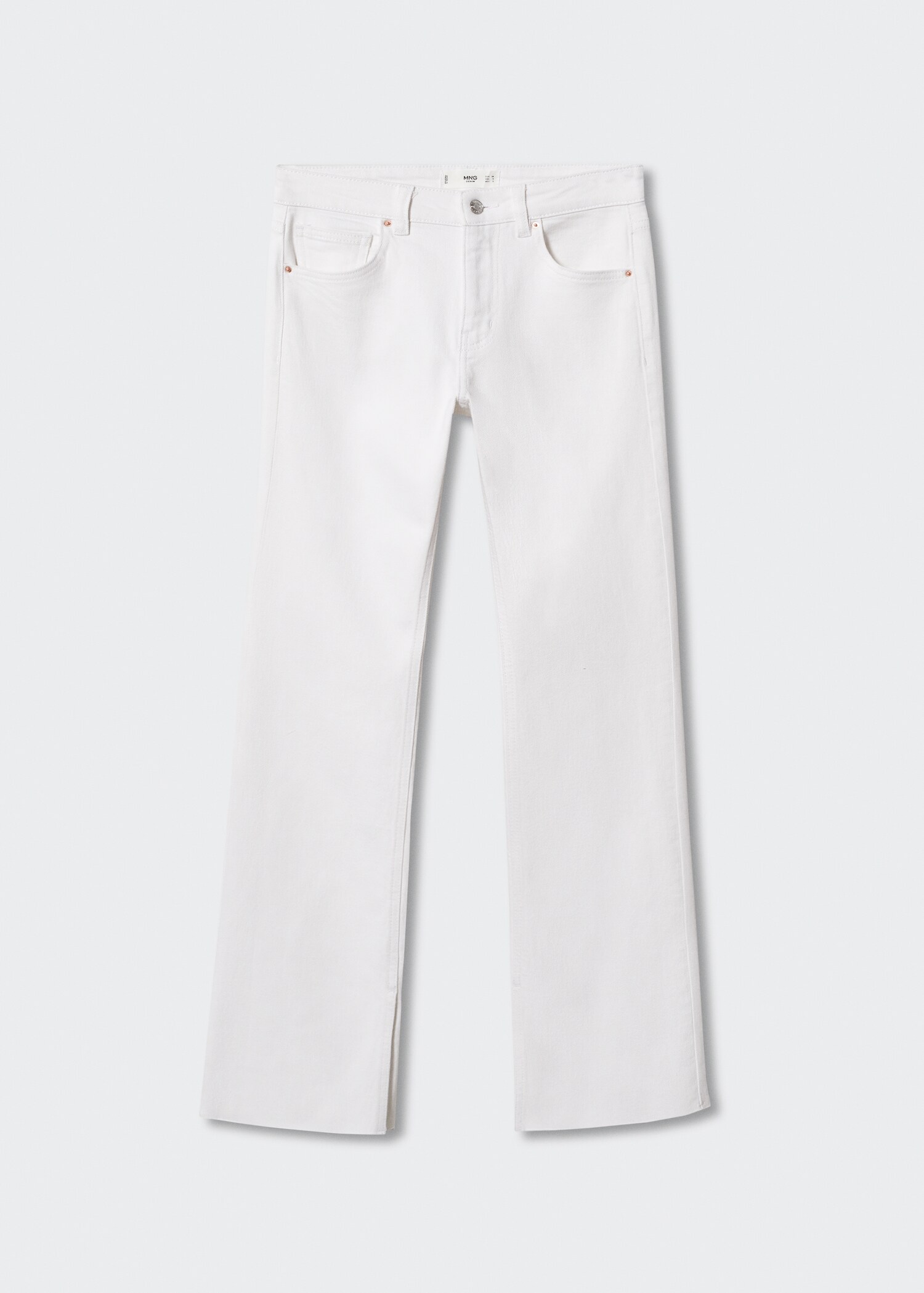 Mid-rise straight jeans - Article without model
