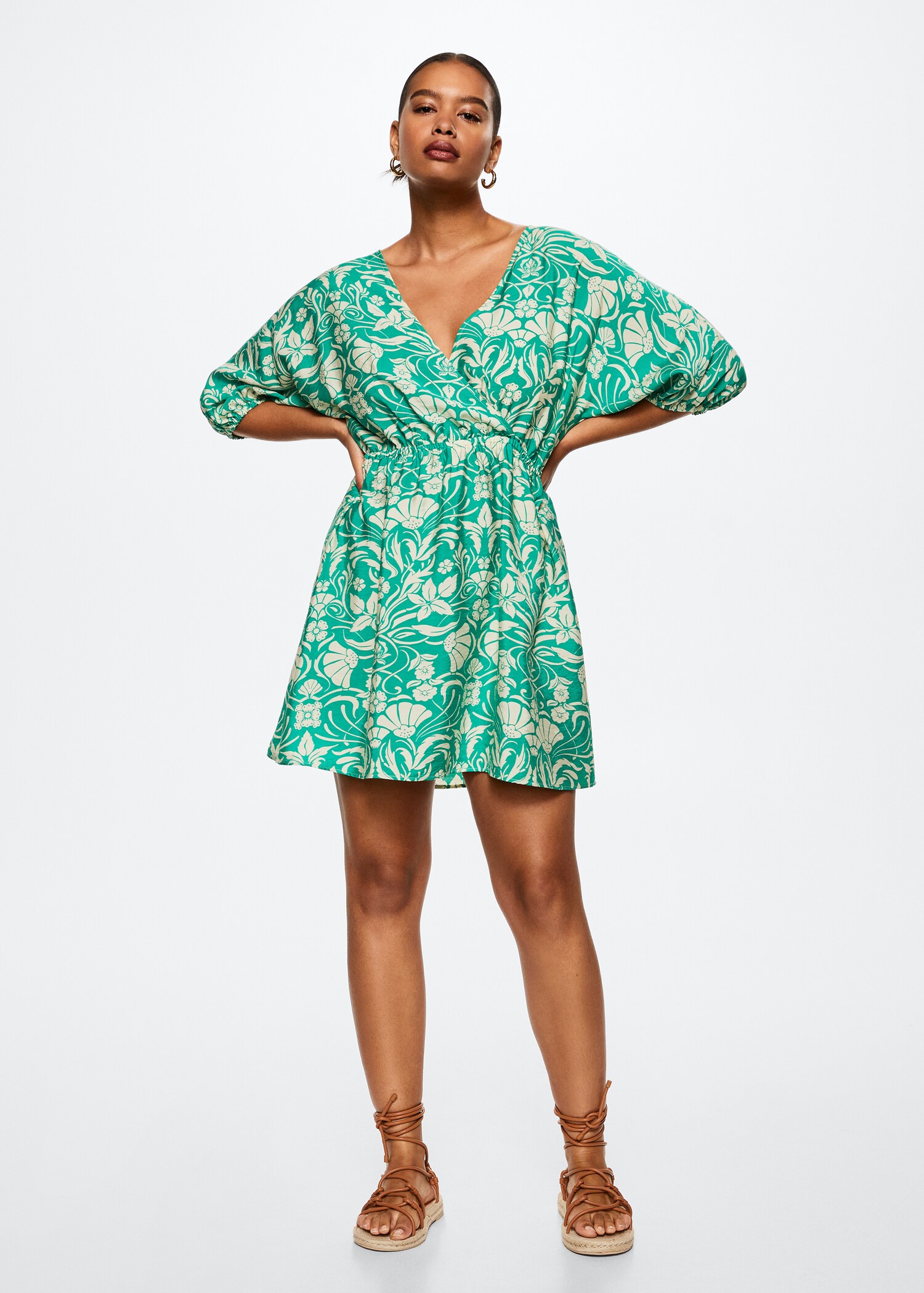 Vestido fluido estampado - Detalle del artículo 3