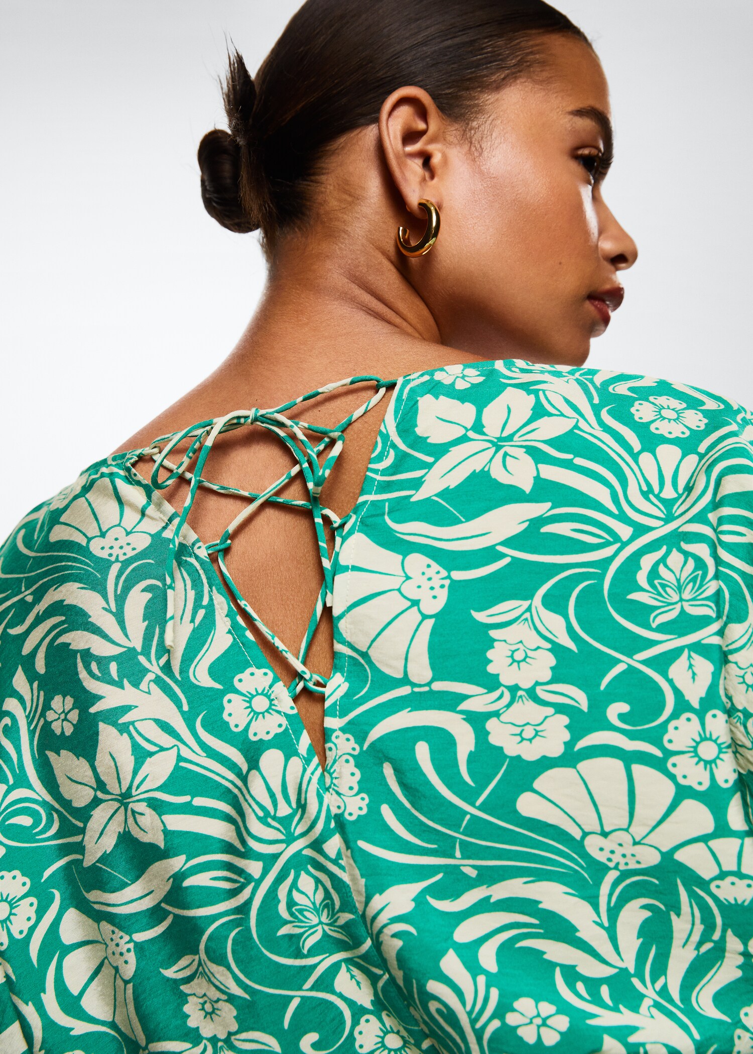 Vestido fluido estampado - Detalle del artículo 5