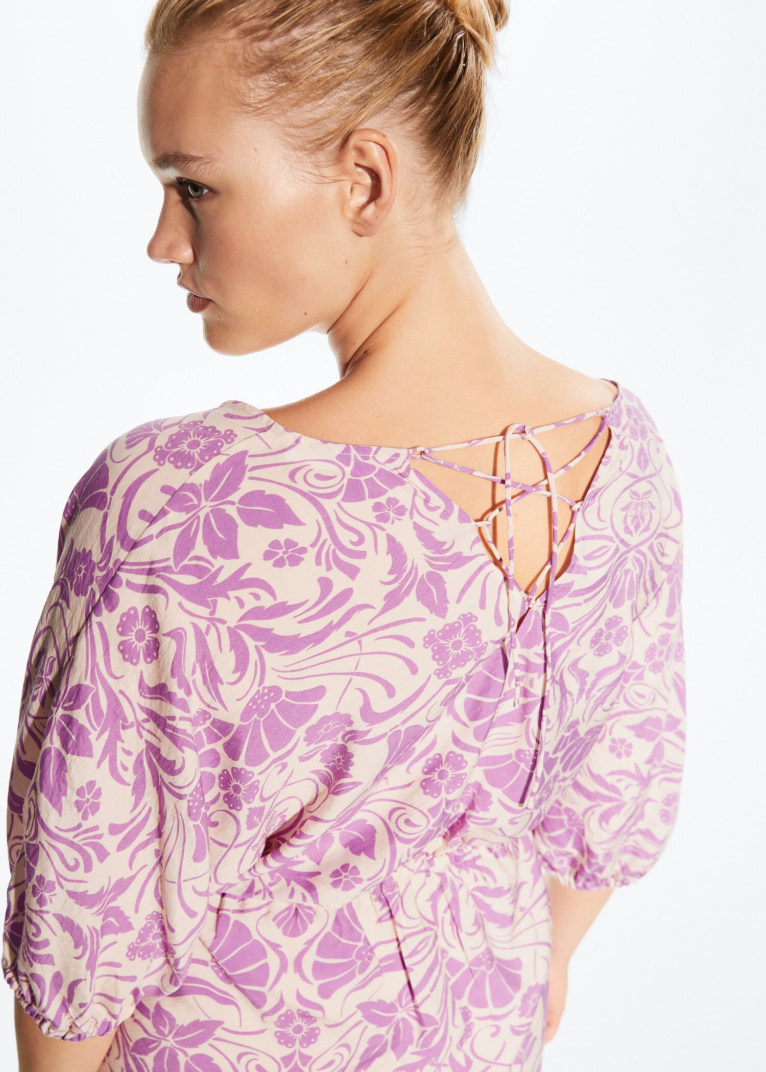 Vestido fluido estampado - Detalle del artículo 3