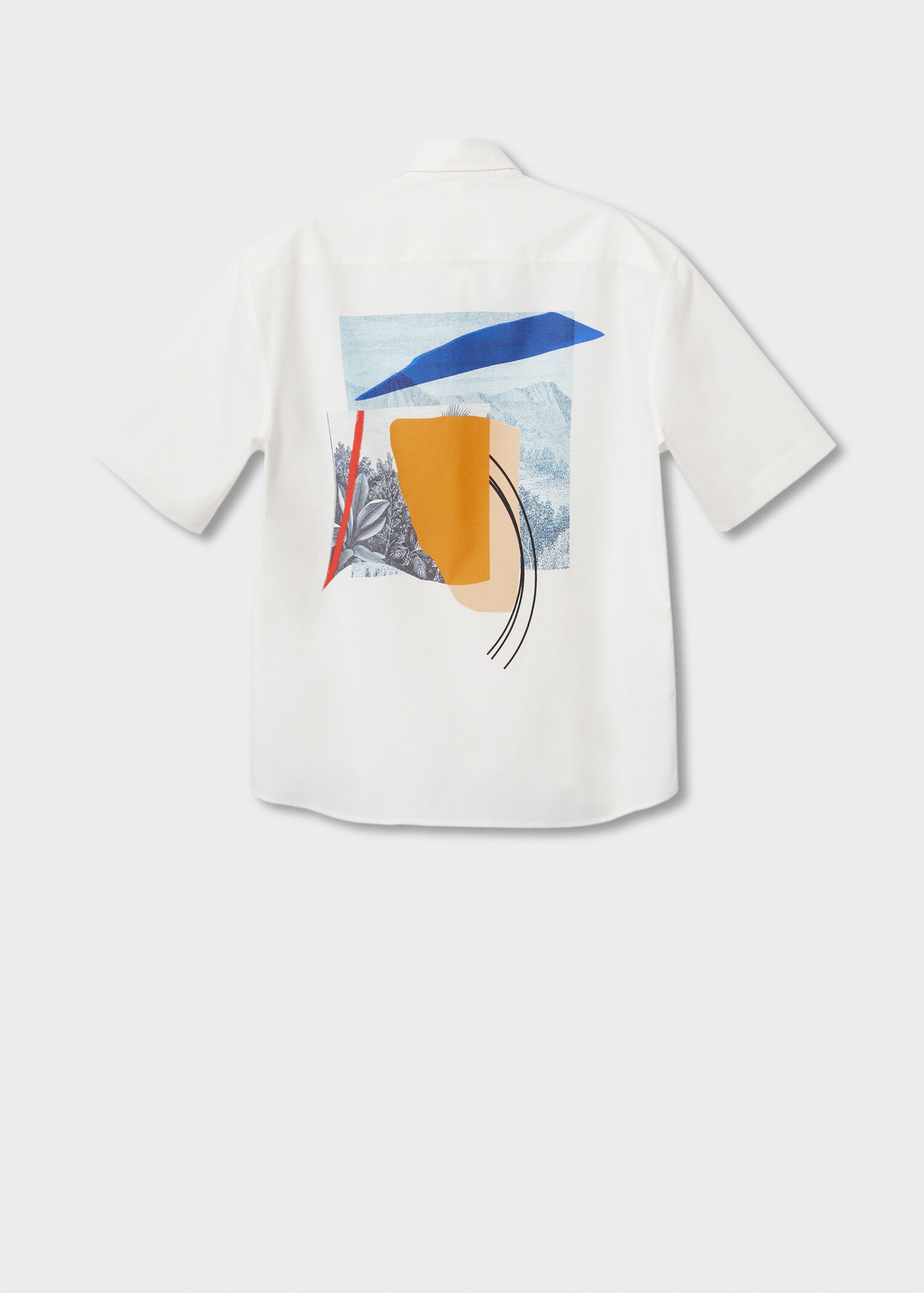 Printed short-sleeved shirt 