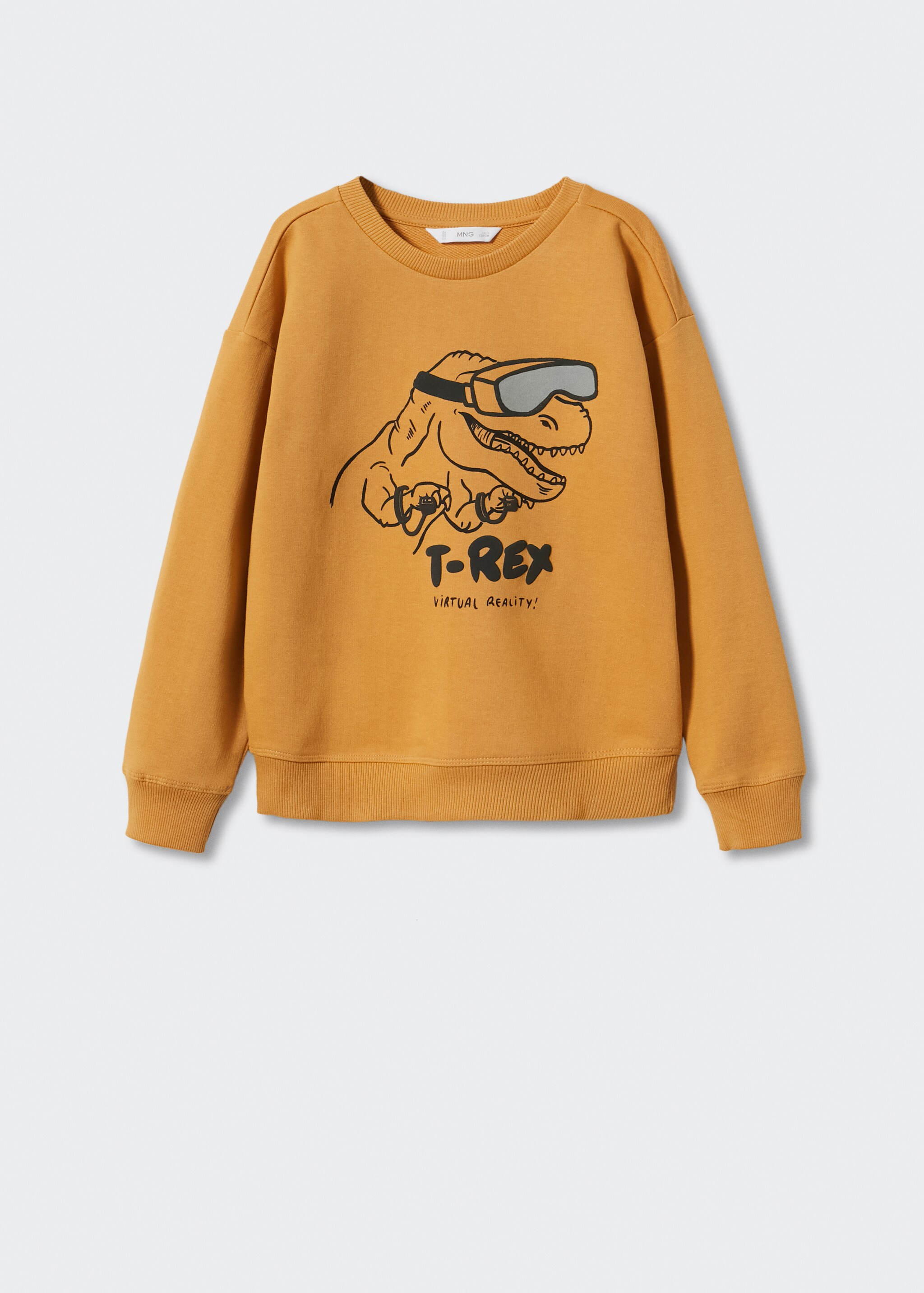 Baumwoll-Sweatshirt mit Cartoon - Artikel ohne Model