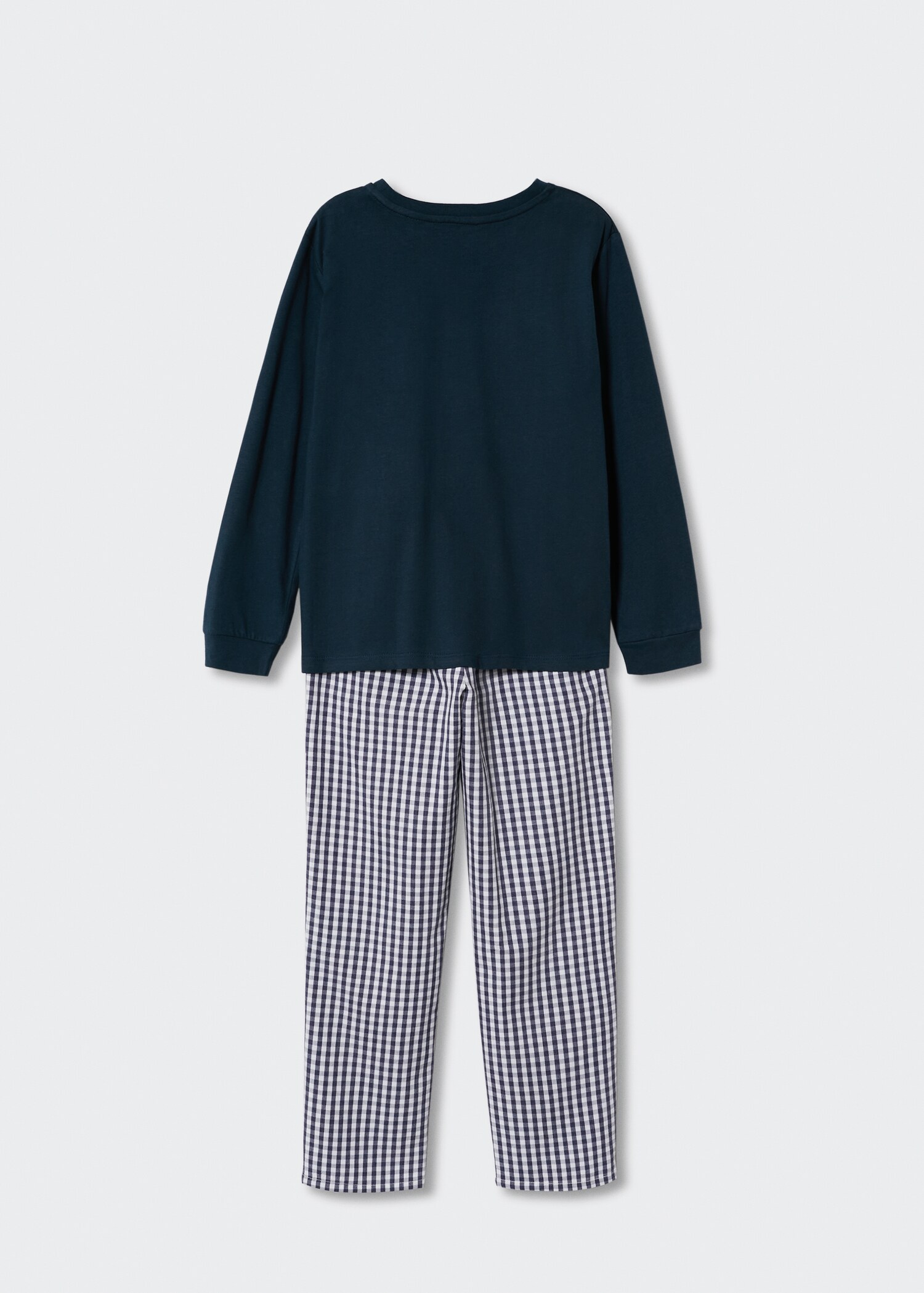 Pijama llarg estampat - Revers de l'article