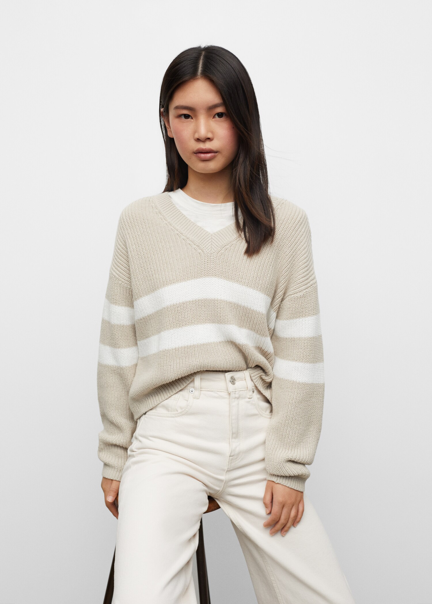 Džíny culottes s roztřepeným spodním lemem - Detail zboží 3