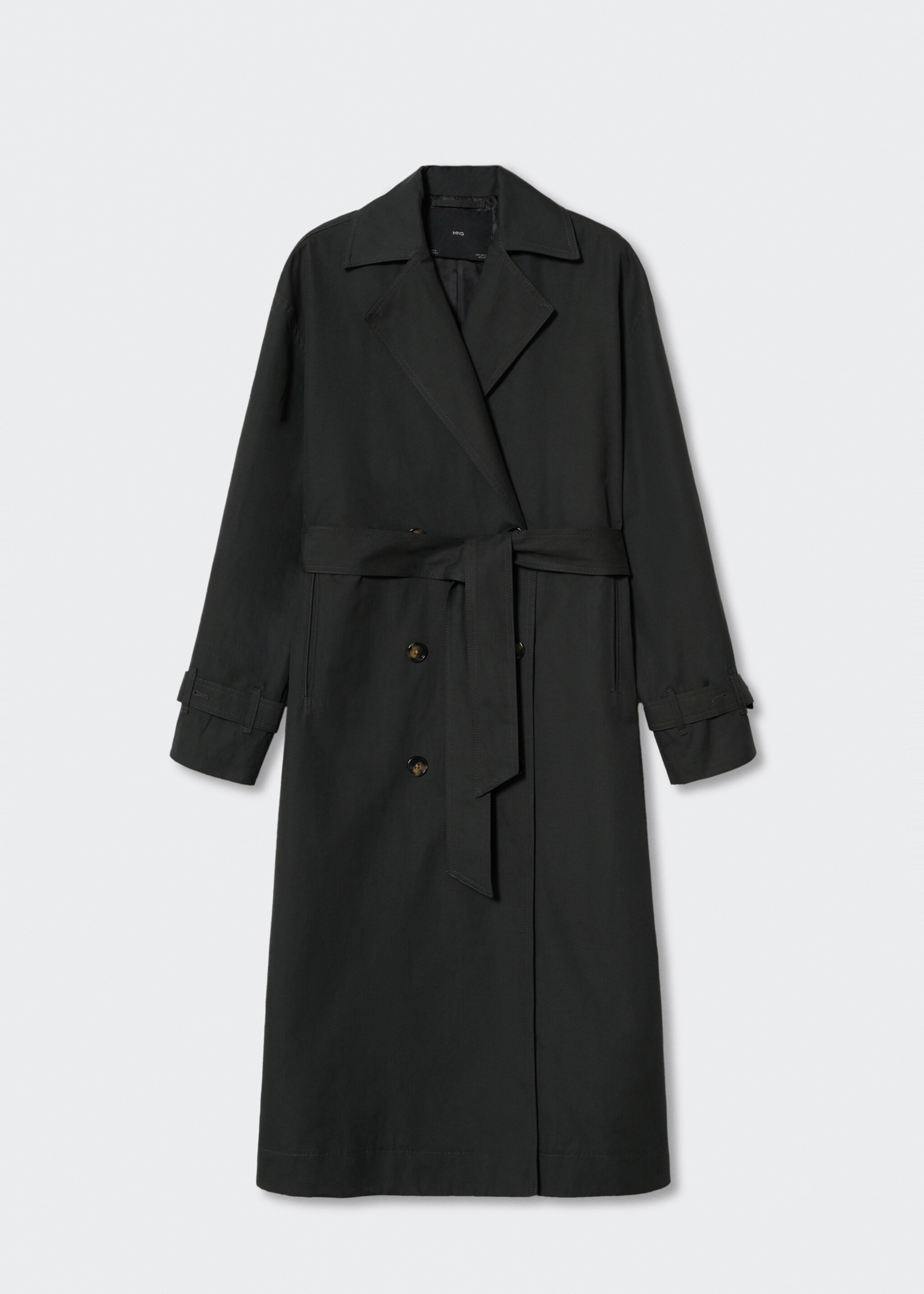 Trencz bawełniany oversize - Artykuł bez modela/modelki