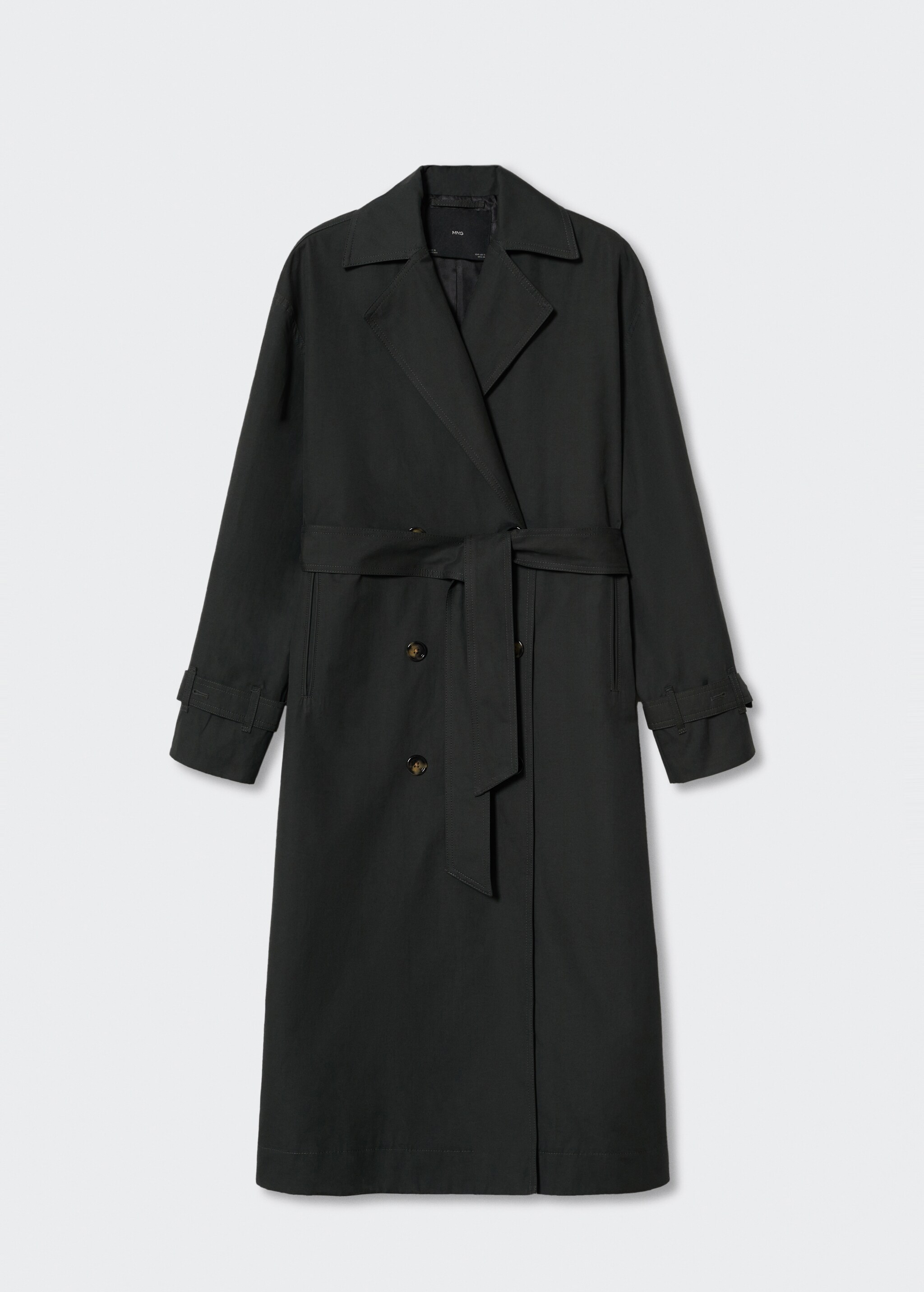Oversized cotton trench coat - Article without model