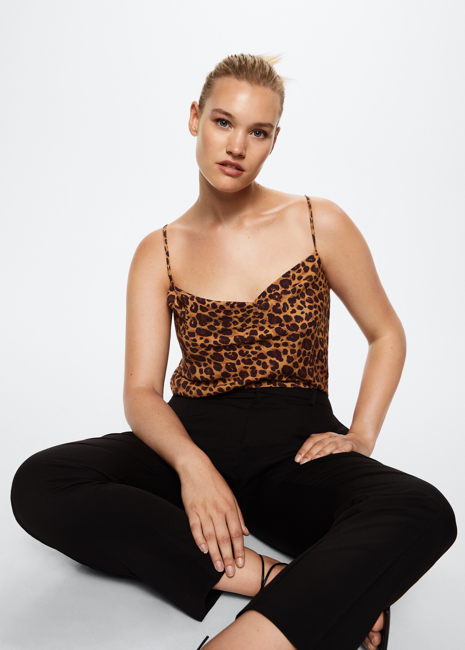 Top style lingerie imprimé - Détail de l'article 4