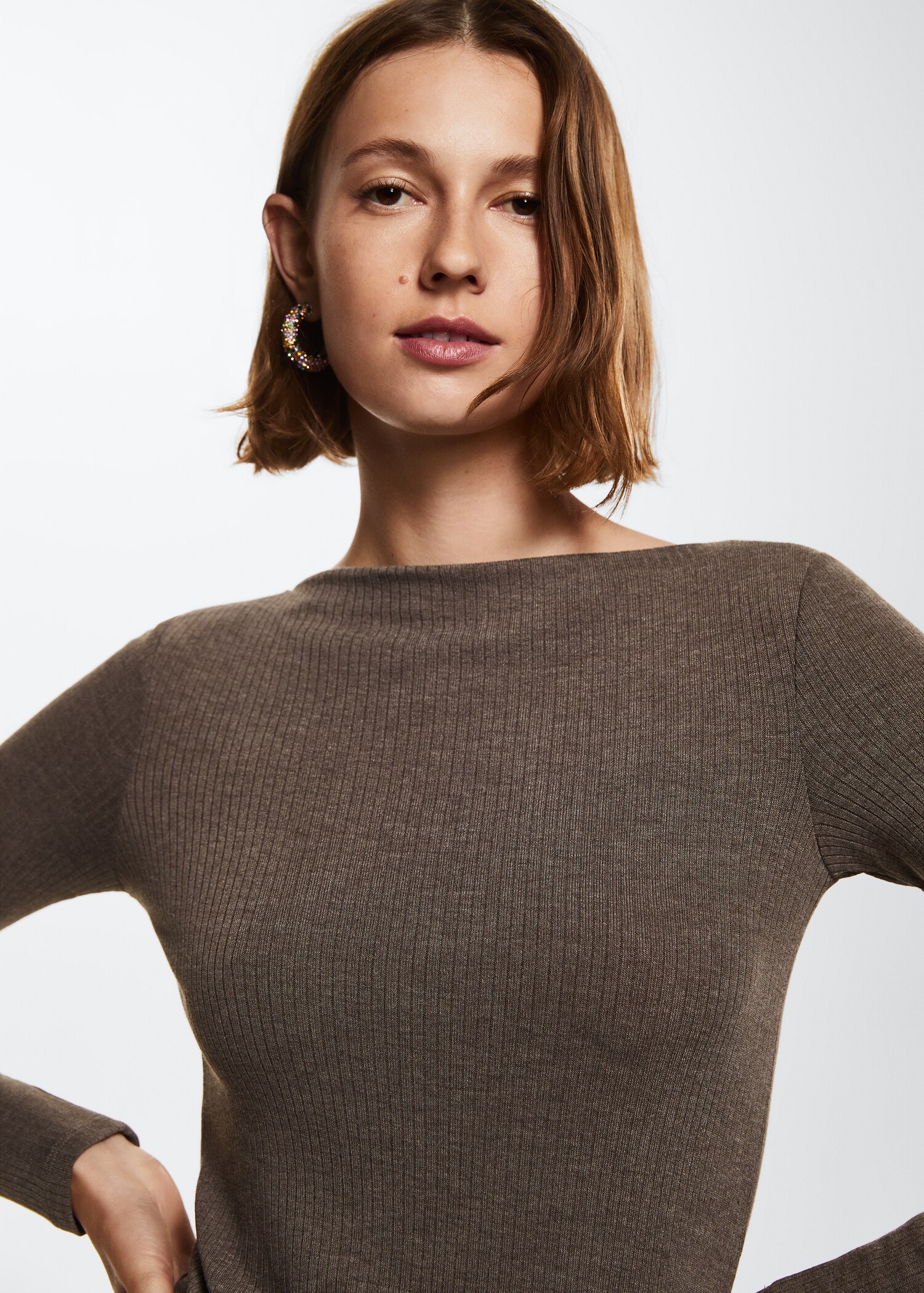 Vestit curt canalé - Detall de l'article 1