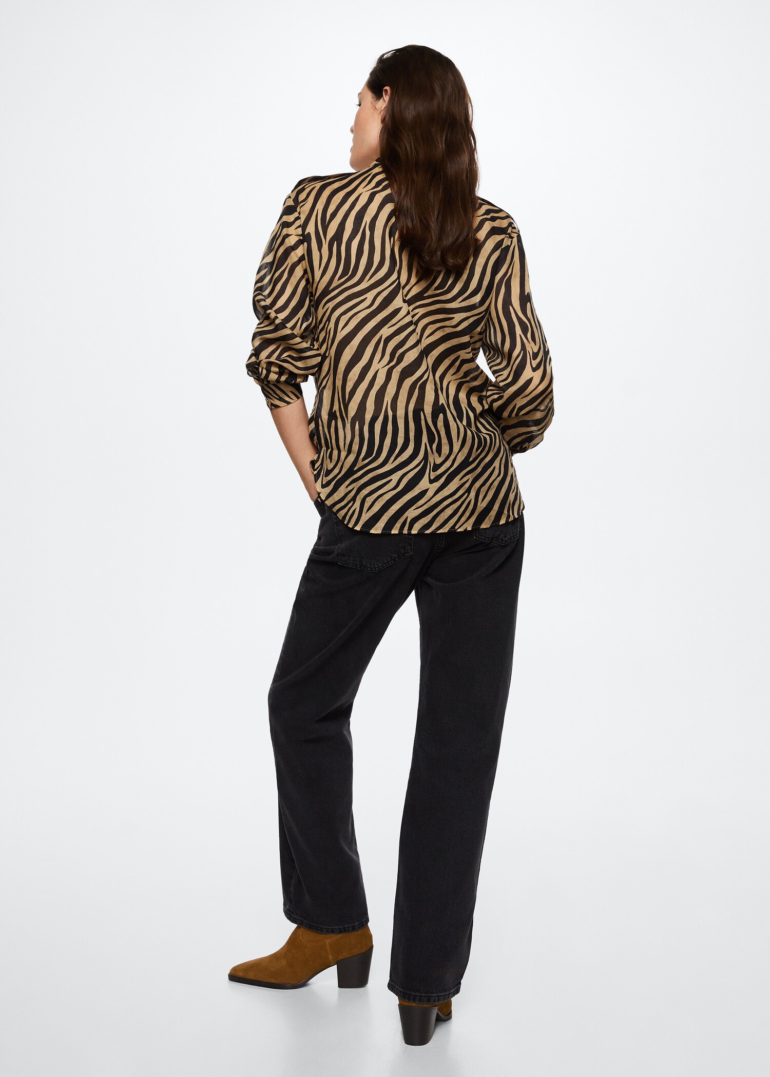 Animal print shirt - Reverse of the article
