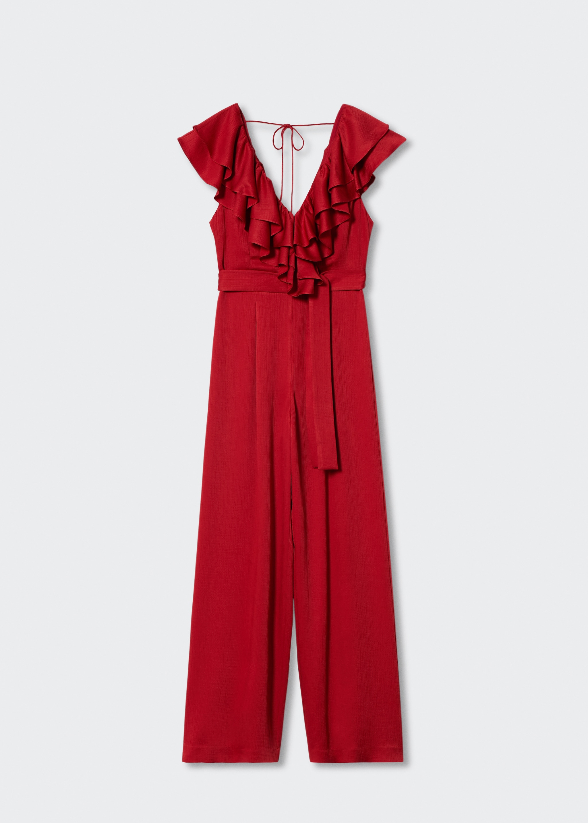 Frilled long jumpsuit - Article without model