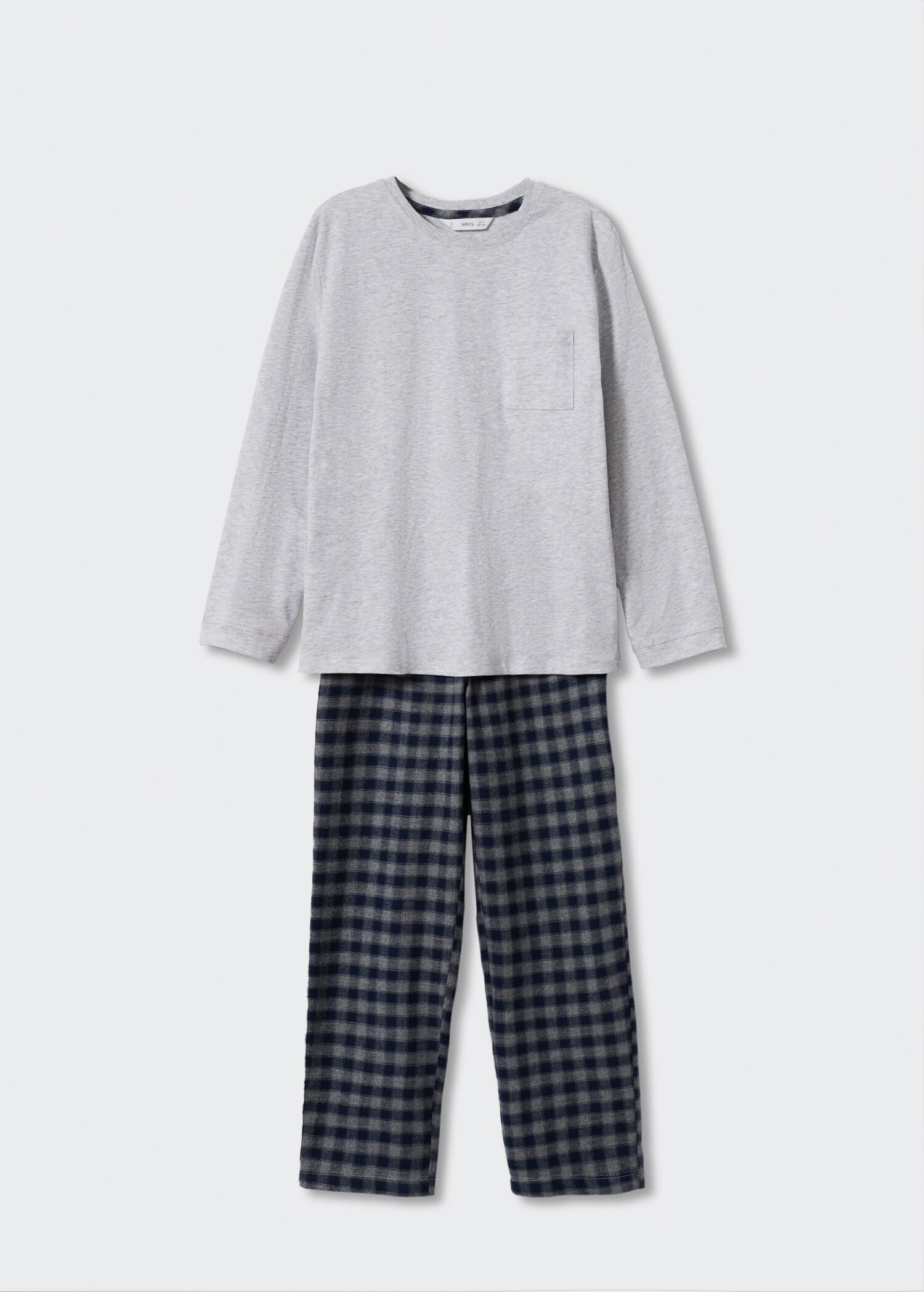 Pijama dos piezas largo cuadros - Artículo sin modelo