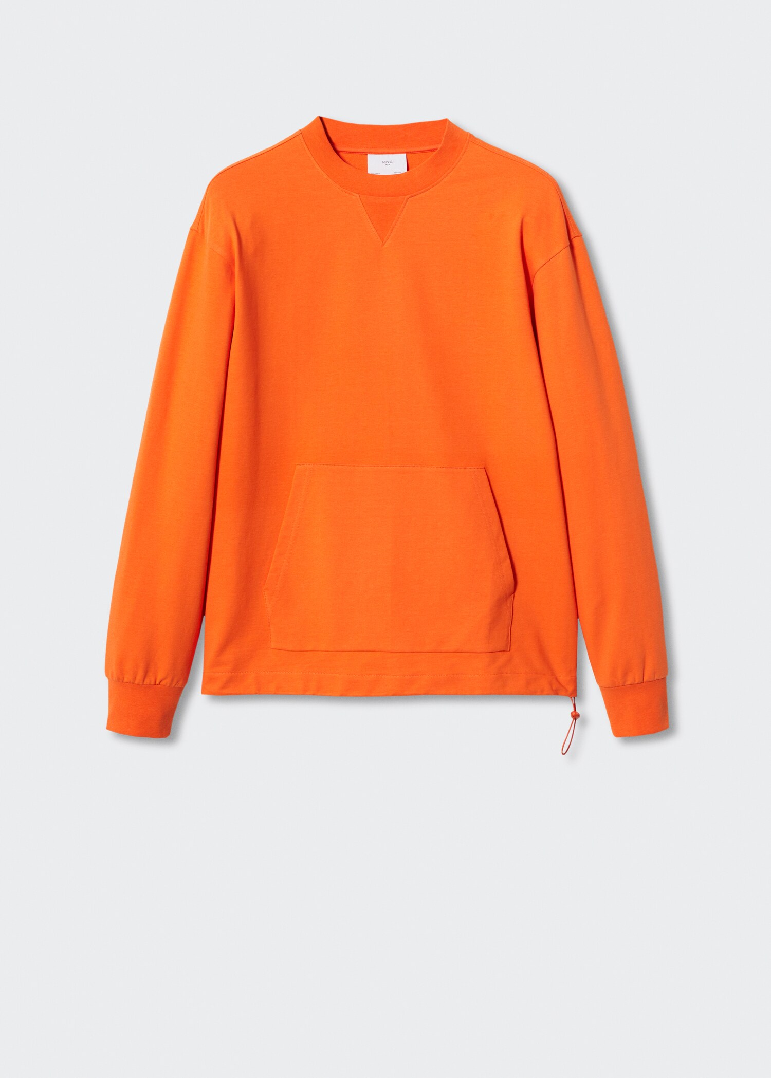 Pocket cotton sweatshirt - Article without model
