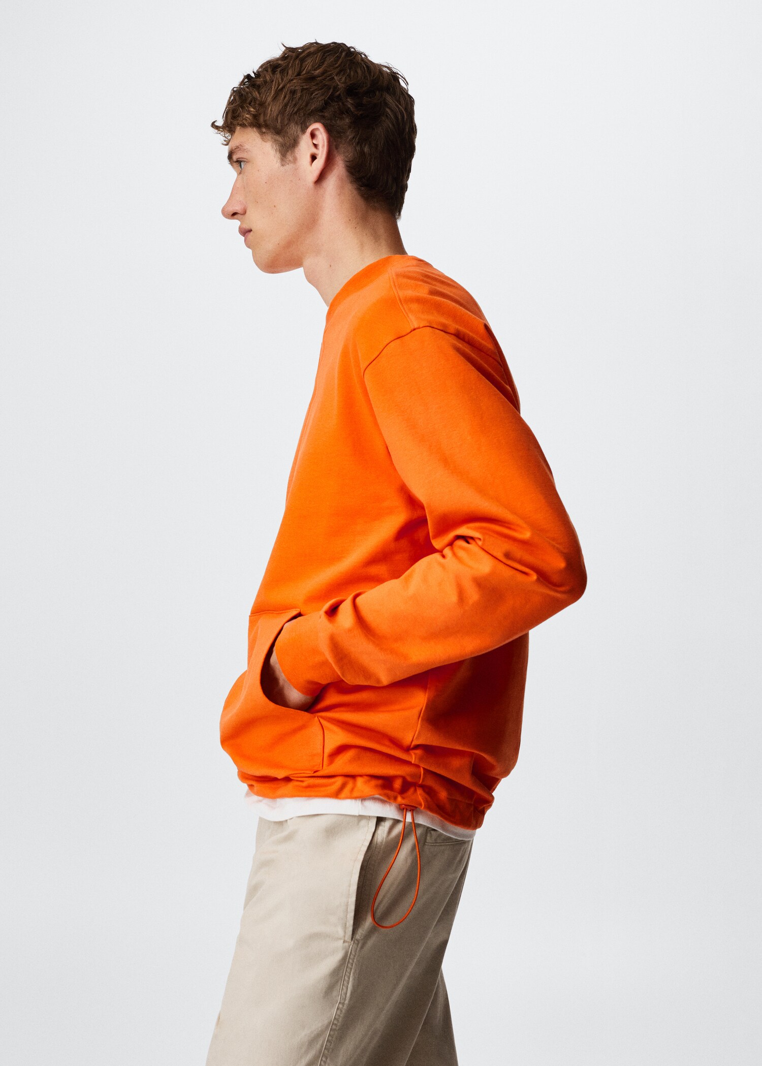 Pocket cotton sweatshirt - Details of the article 2